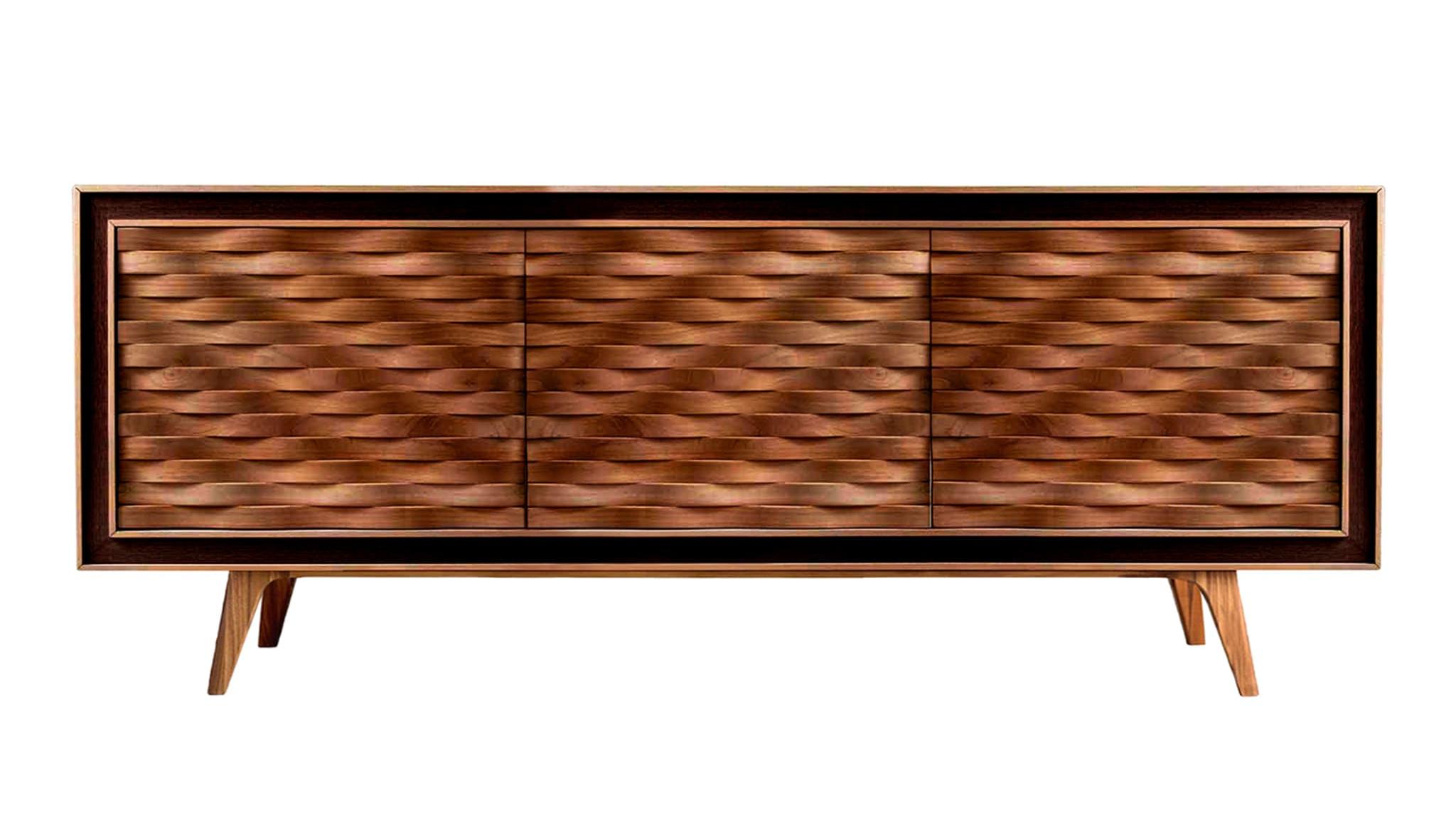 Quadra Braunes Sideboard | Konfiguration: 2-Doors