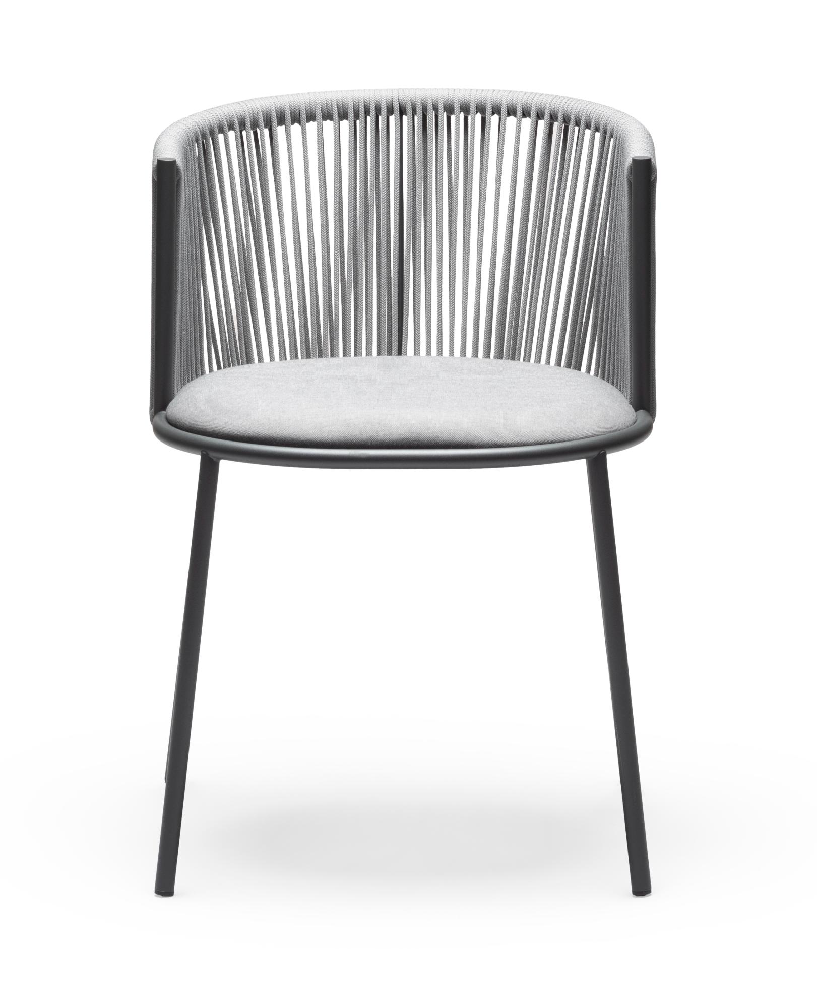 Millie SP Hellgrauer Outdoor-Stuhl