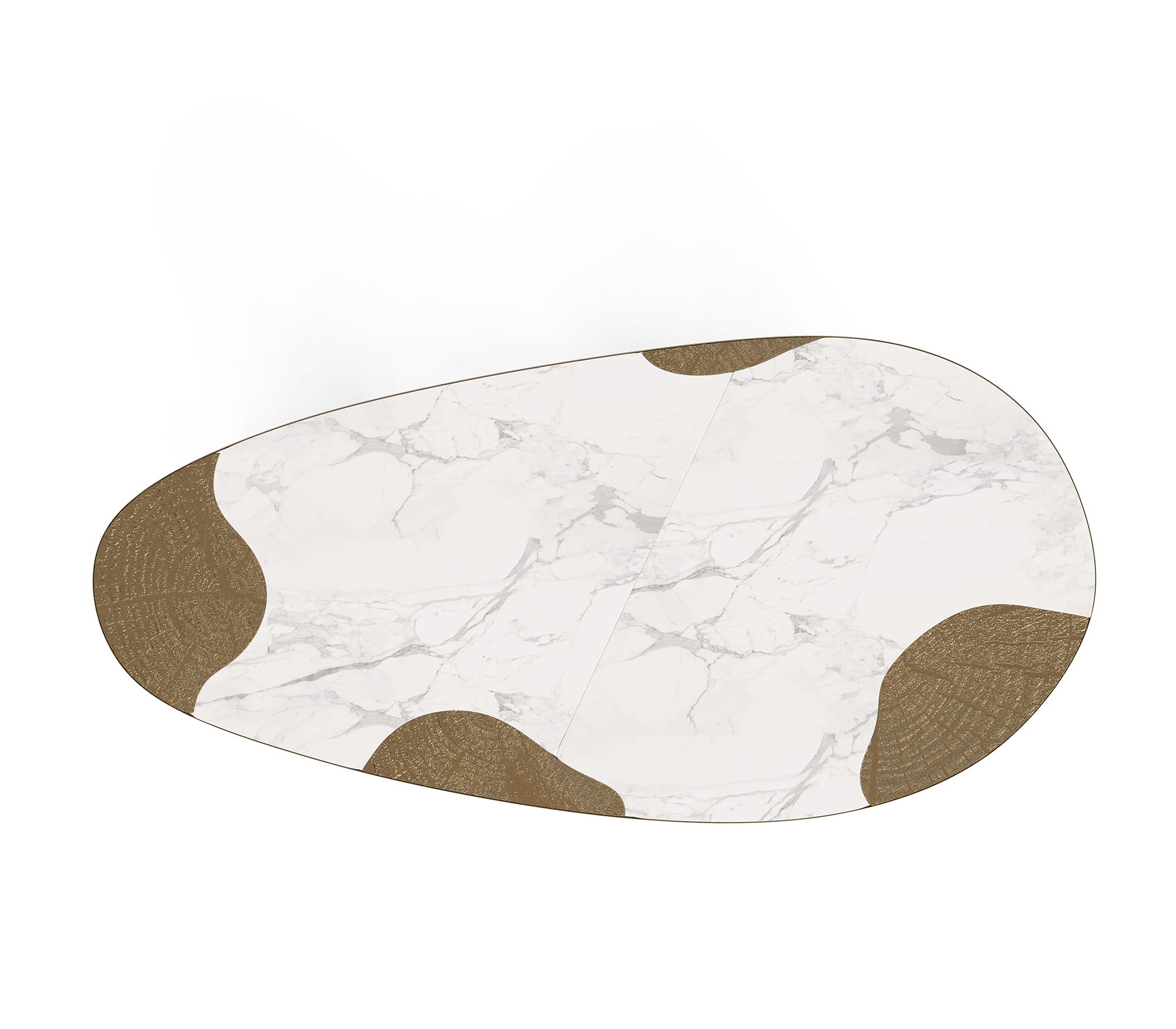 Athena Carrara Marmor & Patina Esstisch