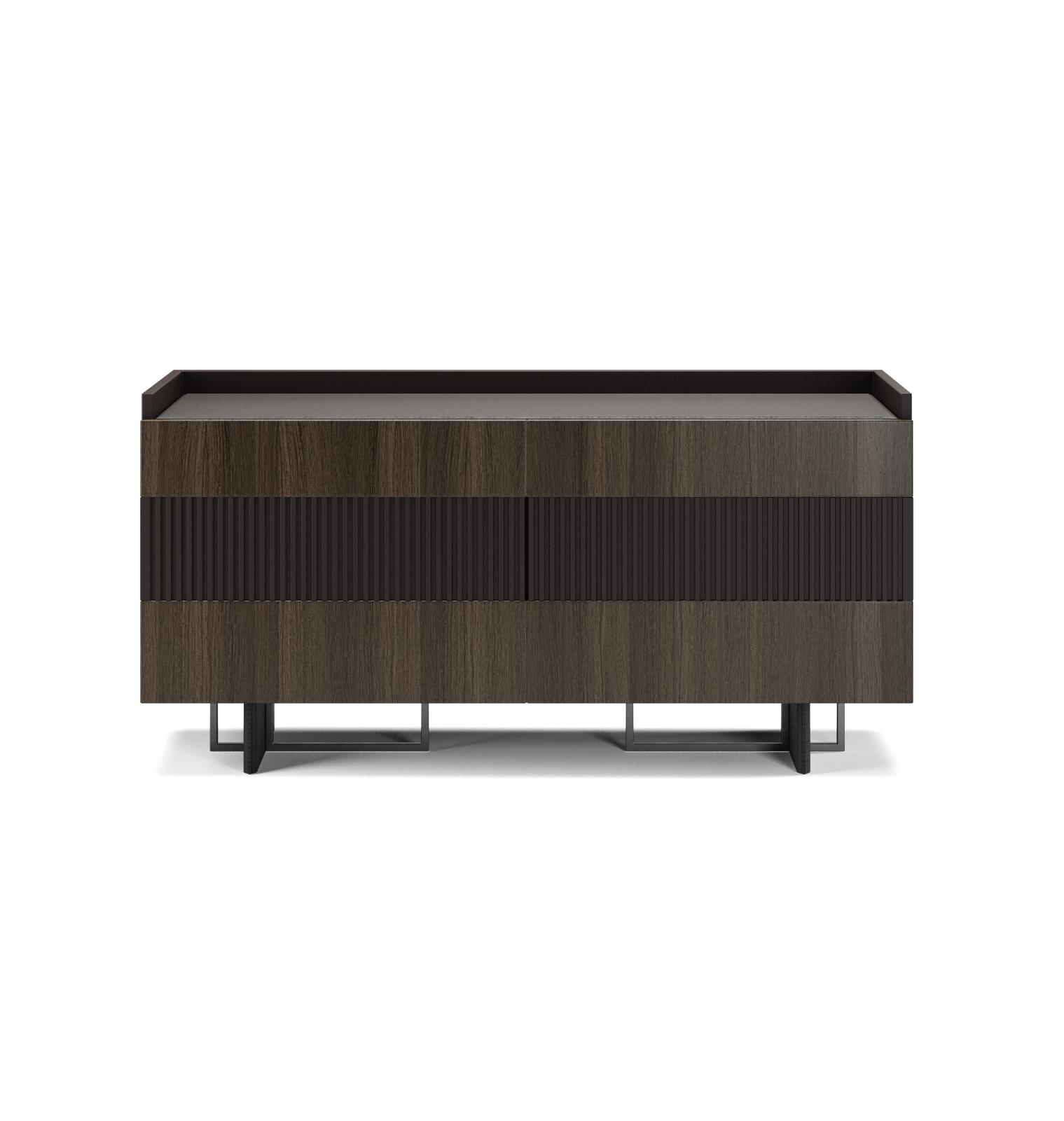 Keith Dark Niedriges Sideboard
