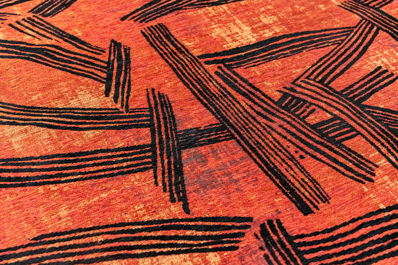 Kanji Ginger Chocolate Teppich | Größe: 280 × 390 cm