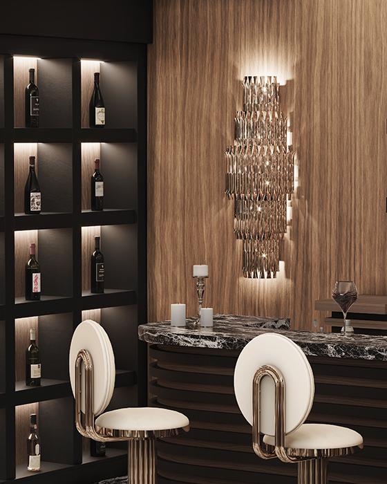 Keira Runder Barhocker - 1