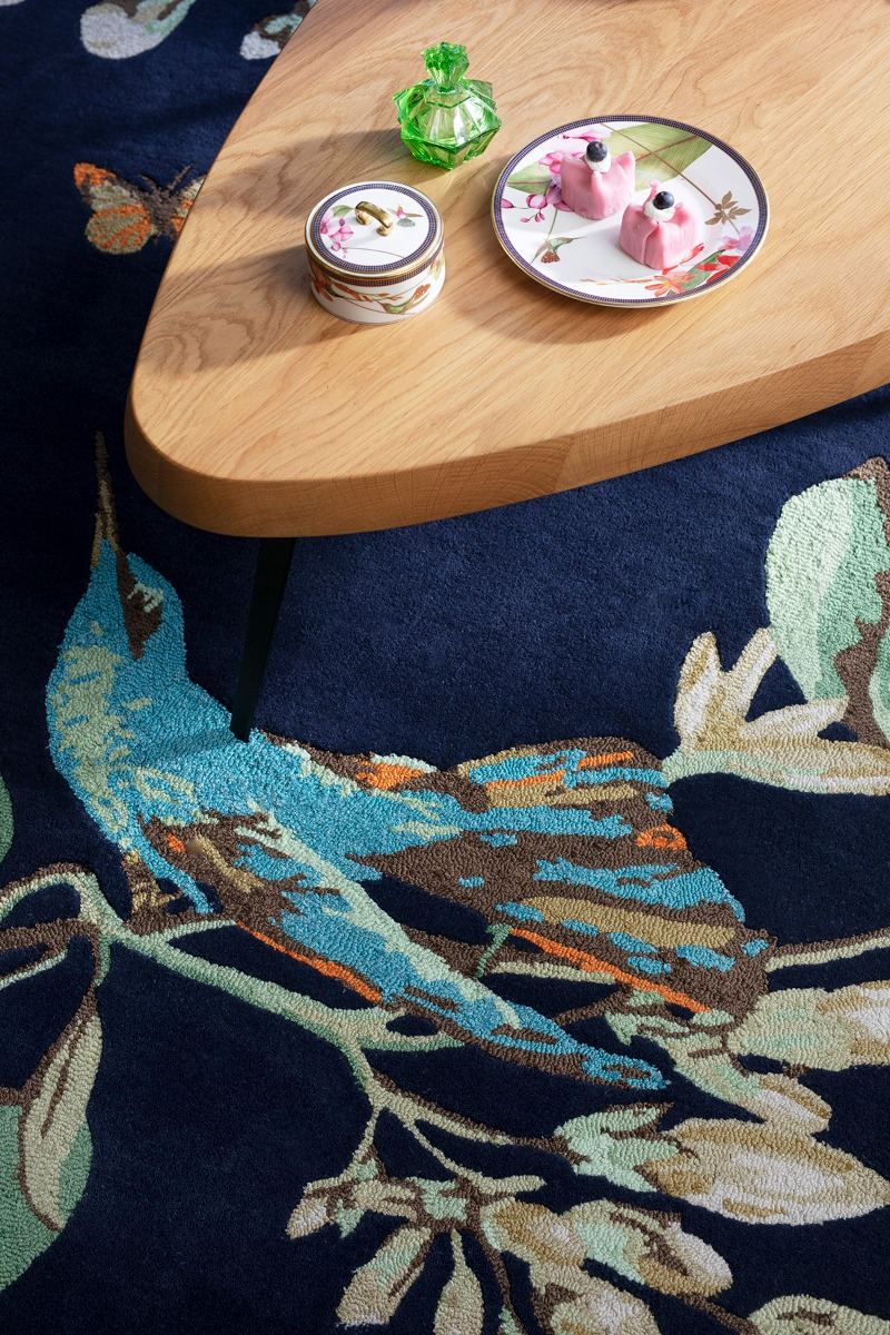 Hummingbird Navy 37818 Teppich | Größe: 120 x 180 cm