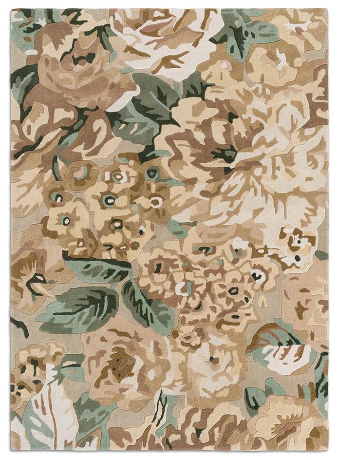 Rose & Peony Birch Teppich | Größe: 140 × 200 cm