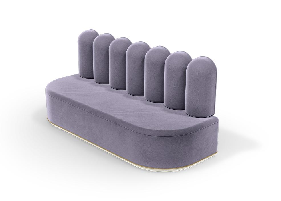 Fluffy Cloud II Snuggle Sofa