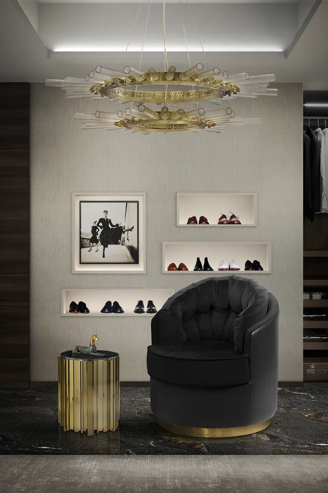 Luxe Drehbarer Sessel - 12