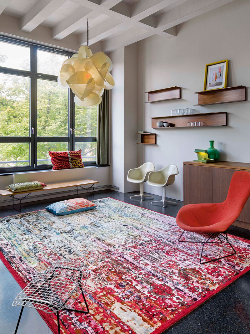 Woods Strawberry auf ECO Teppich