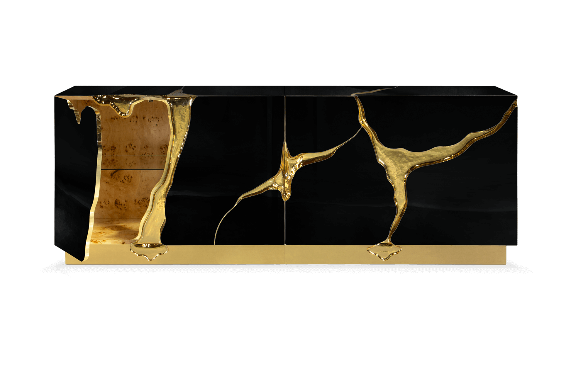 Schwarz‑Gold Elite‑Sideboard
