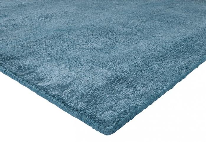 Trendy Glänzend Ozeanblau Teppich | Größe: 200 x 300 cm