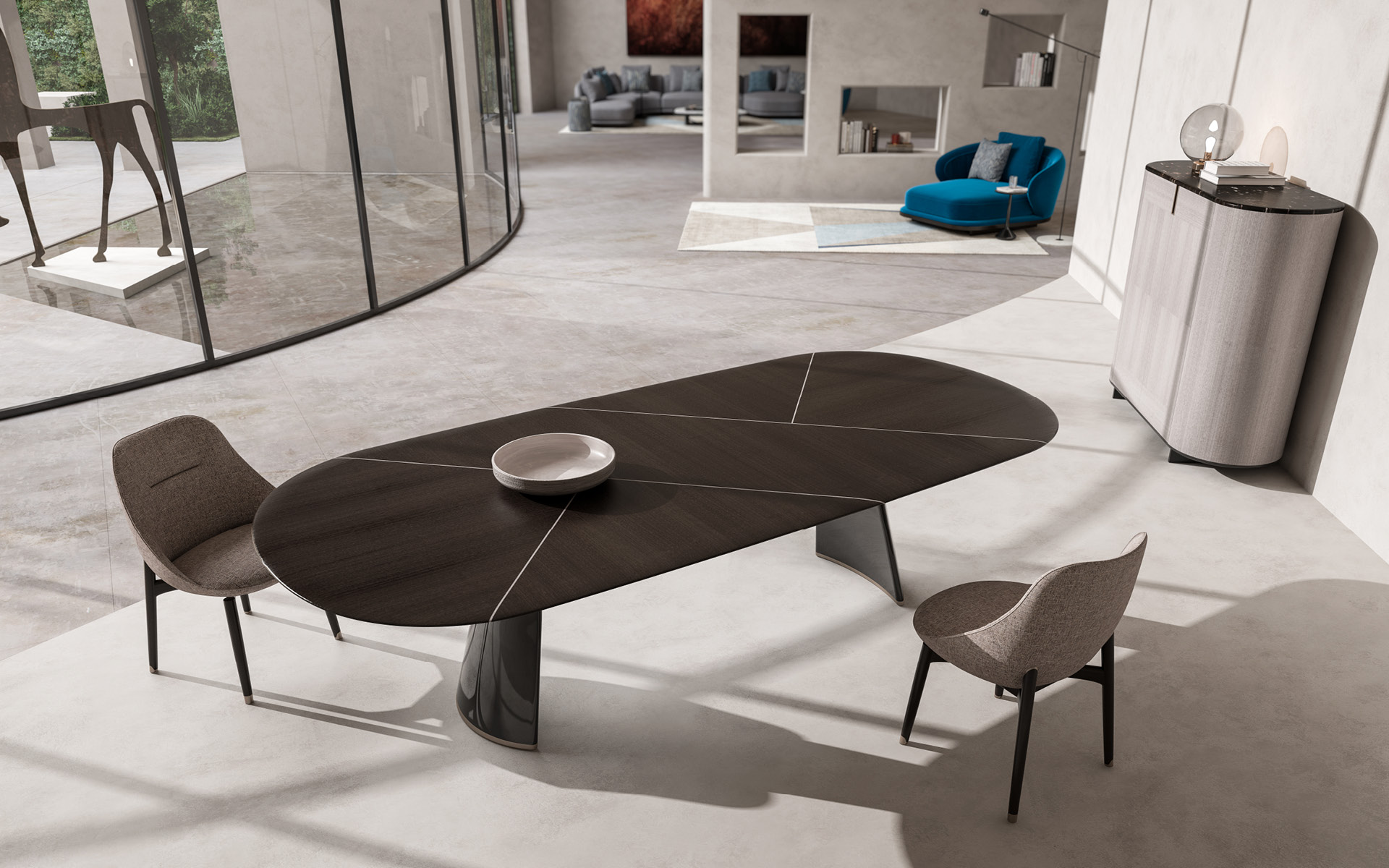 Talos Esstisch | Dimensions: B 220 cm