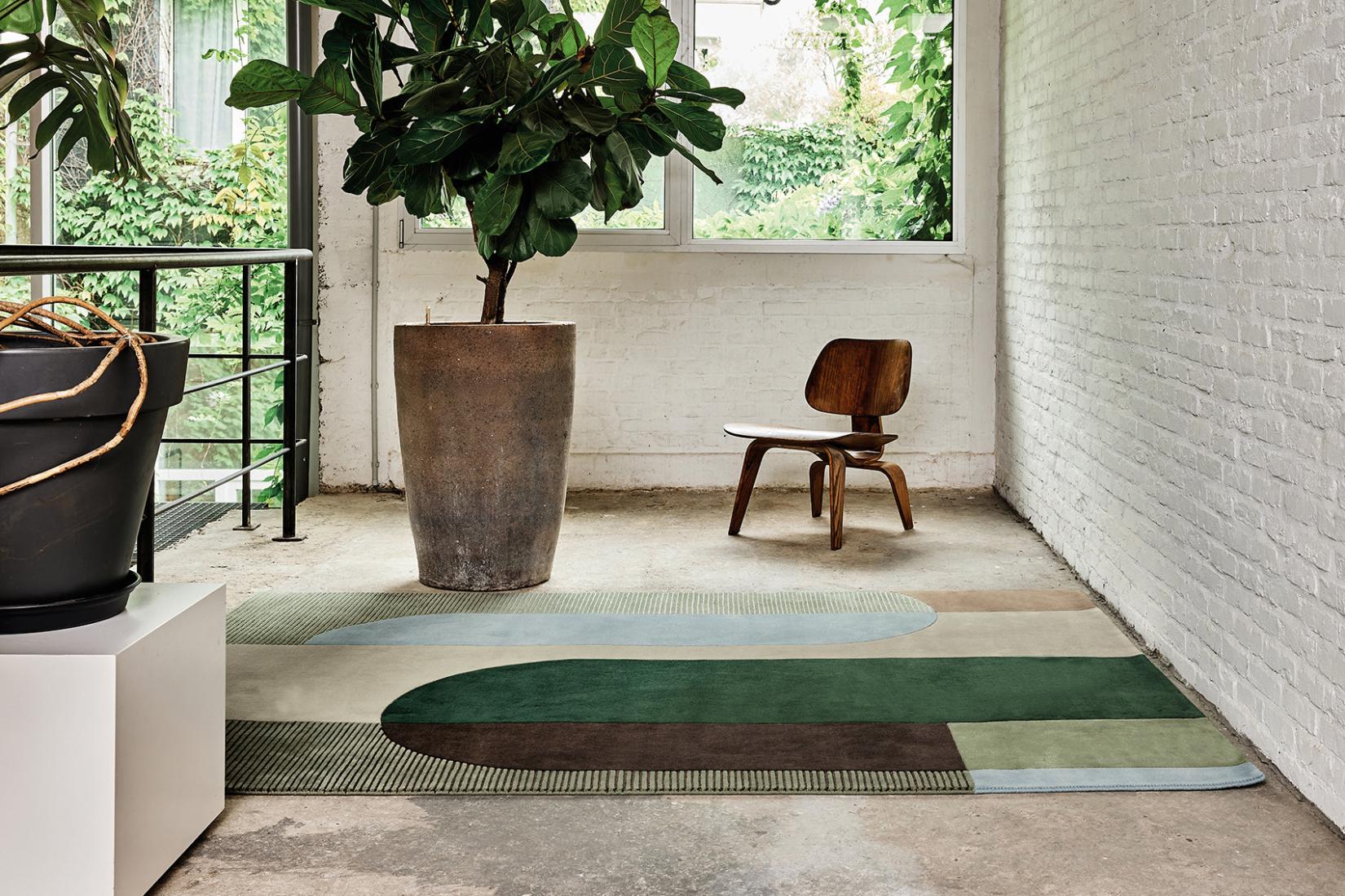 Ombres Emerald Teppich | Größe: 250 x 350 cm