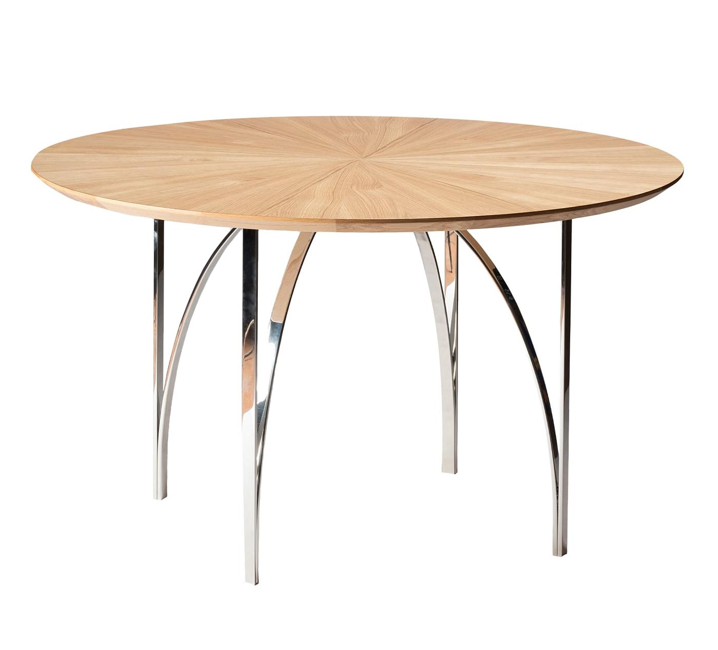 Runder Eichen-Esstisch