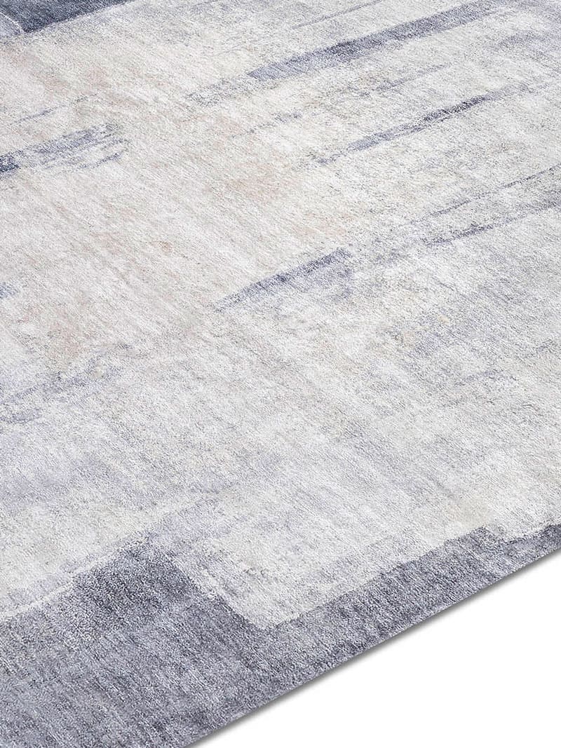 Silver Grey auf Dunkelgrau Teppich | Größe: 183 x 274 cm