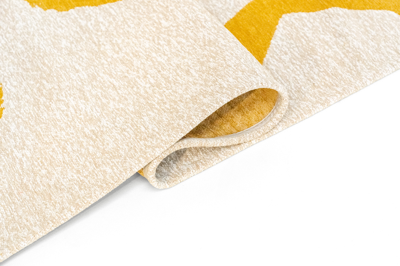 Ribonn Pure Yellow Teppich | Größe: 80 × 150 cm