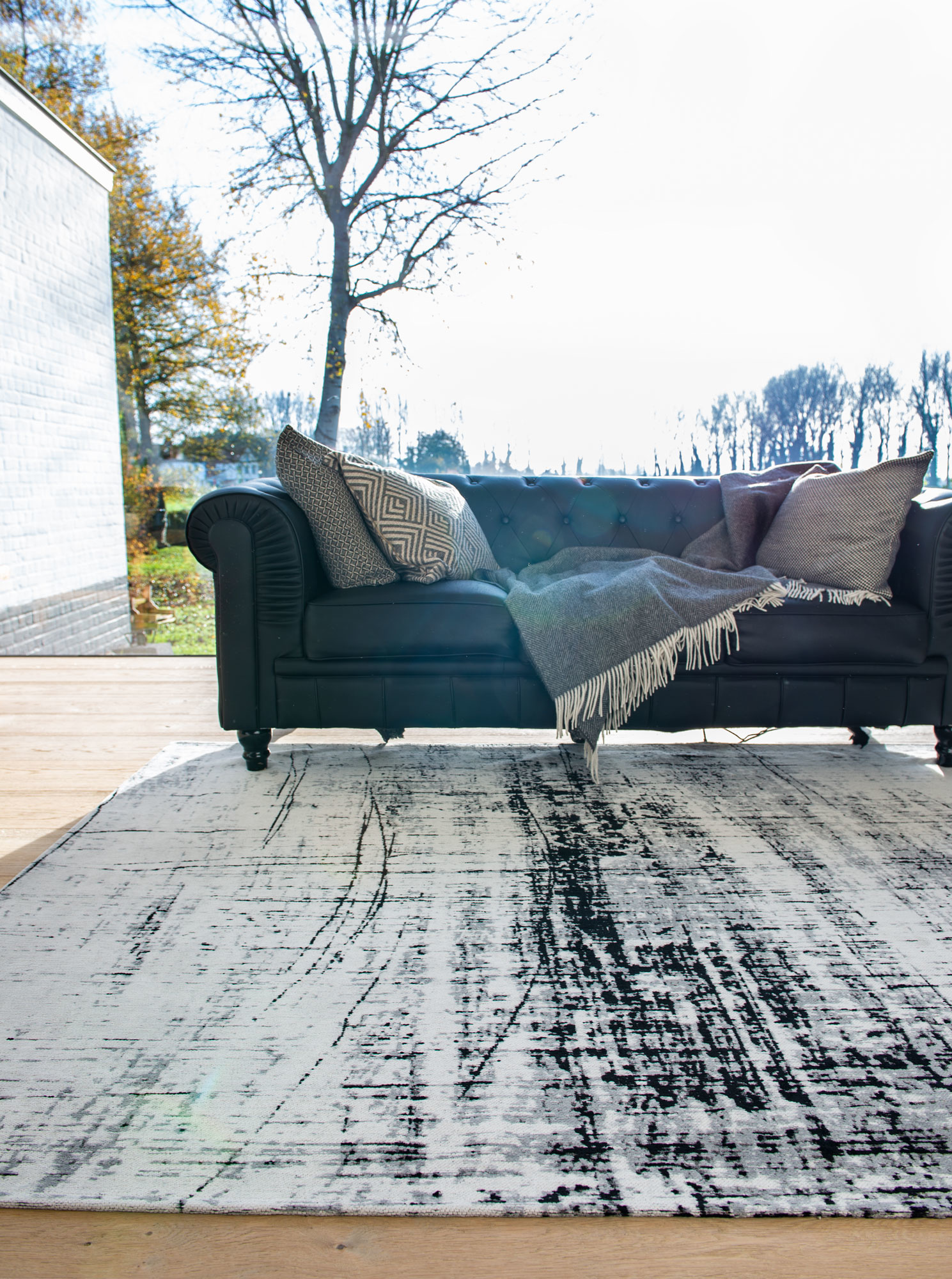 8926 Metro Black & White Teppich | Größe: 140 x 200 cm