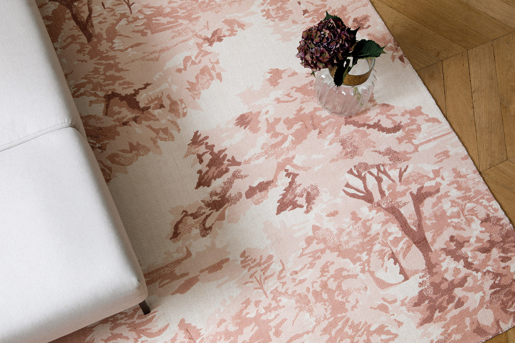 Landscape Toile Light Pink 162602 Teppich | Größe: 140 x 200 cm