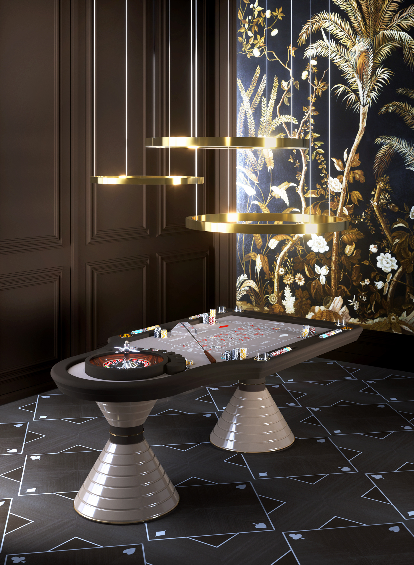 Montecarlo Roulette-Tisch