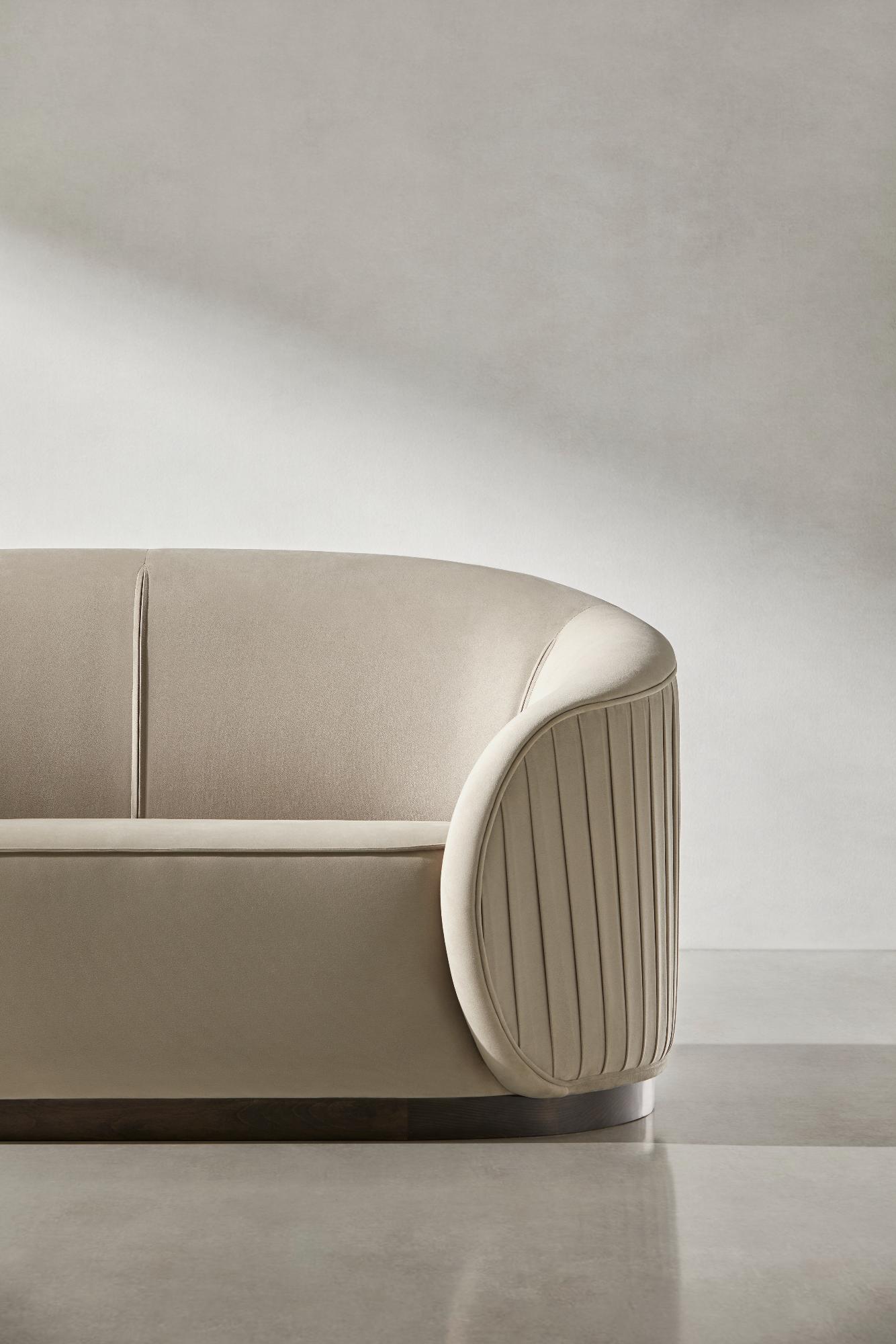 Abano Beiges Großes Sofa