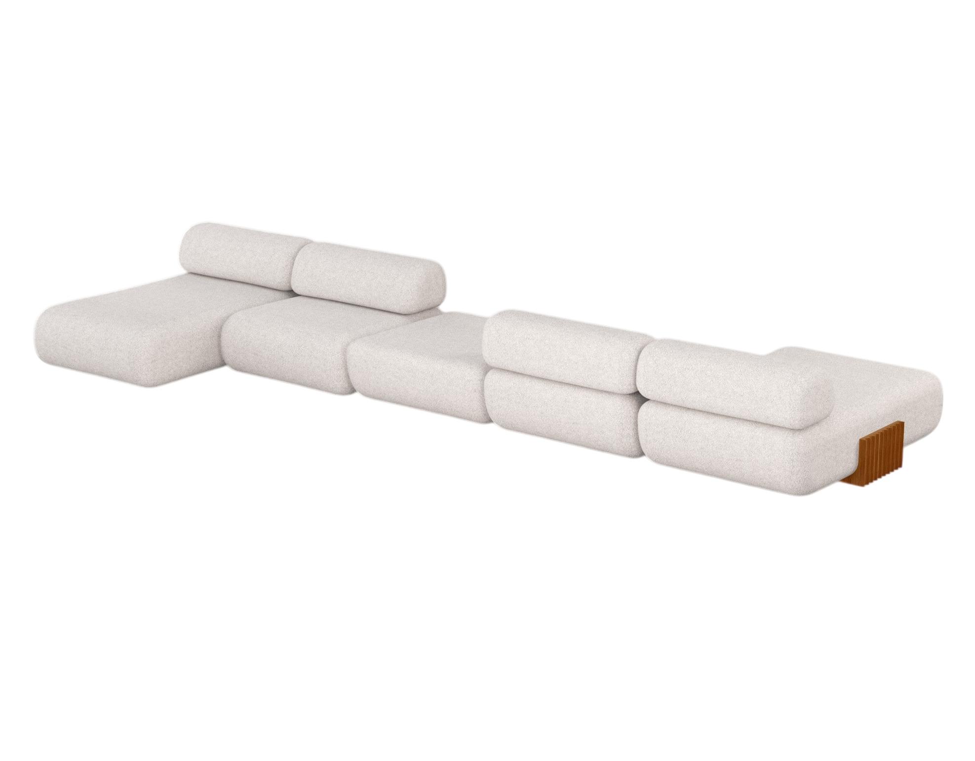 Carmel Wood Modulares Sofa