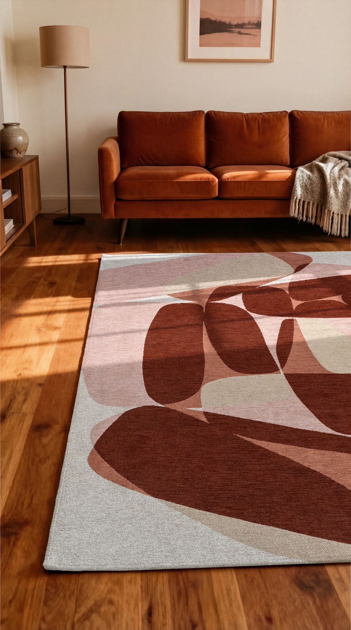 Stones Cherry Mocha Teppich