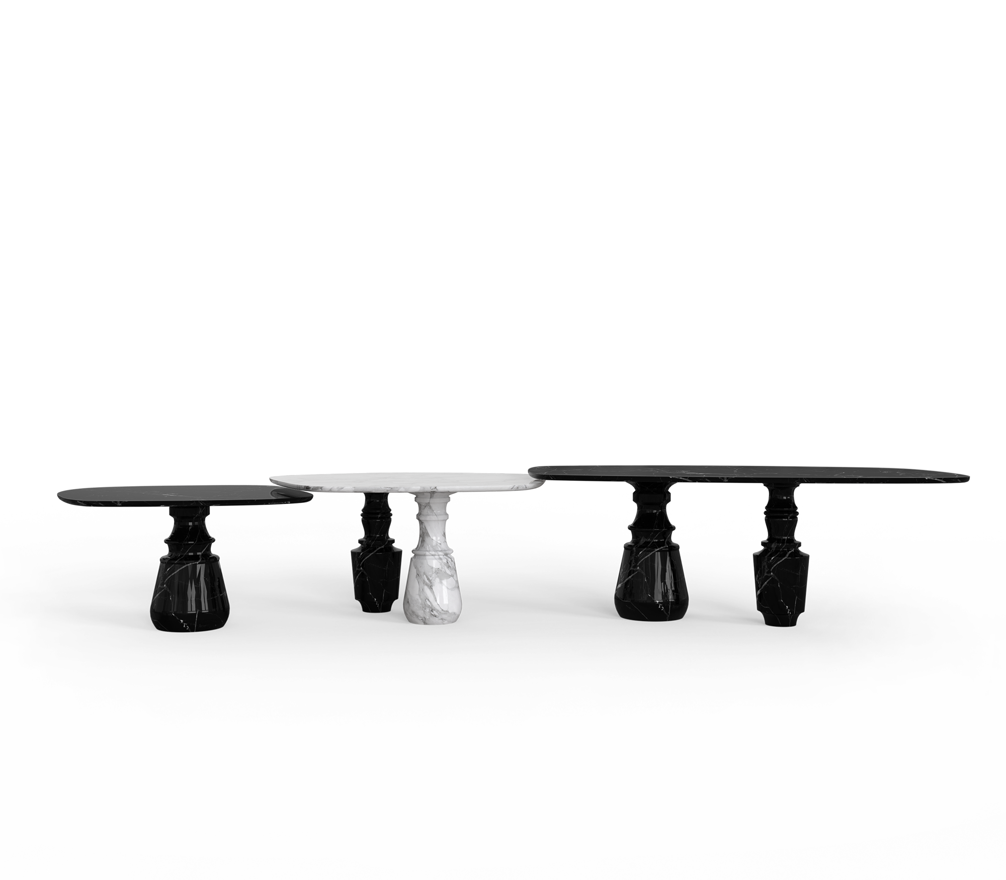 Obsidian II Modulare Esstisch