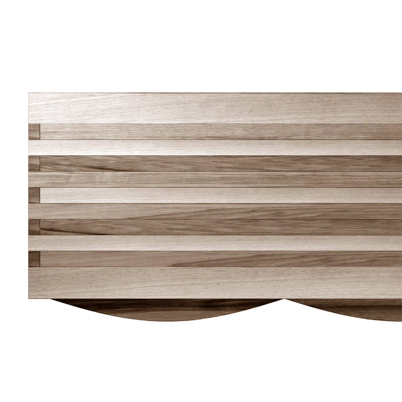 Onda Graues massives Walnuss‑Sideboard