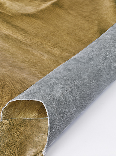 Champagner Natur Kuhfell | Größe: 200 x 240 cm
