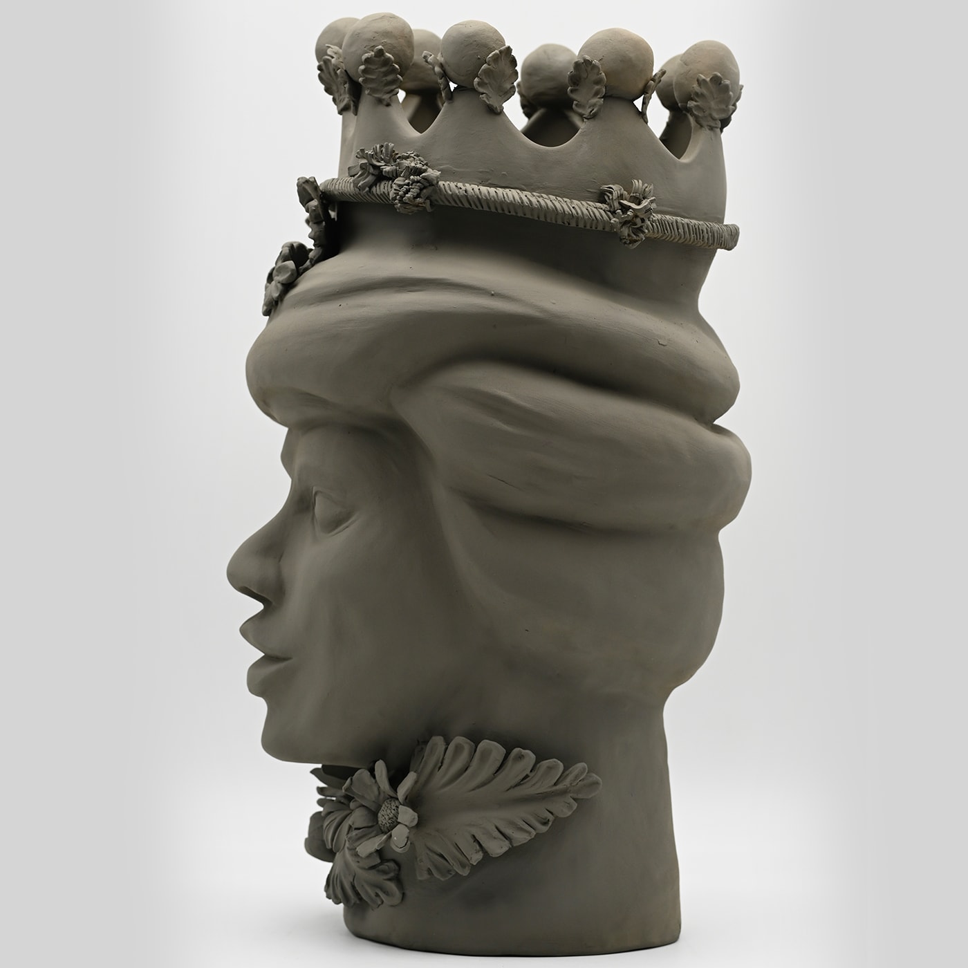 Maure‑Kopf italienische Skulptur
