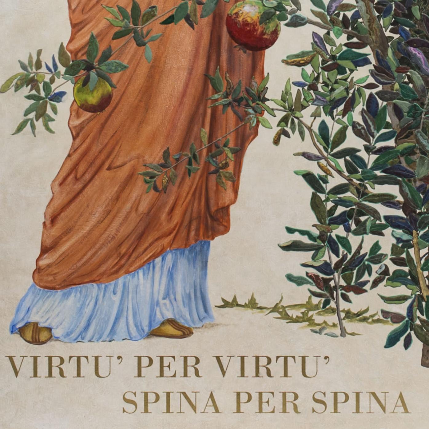 Scagliola Wandpaneel