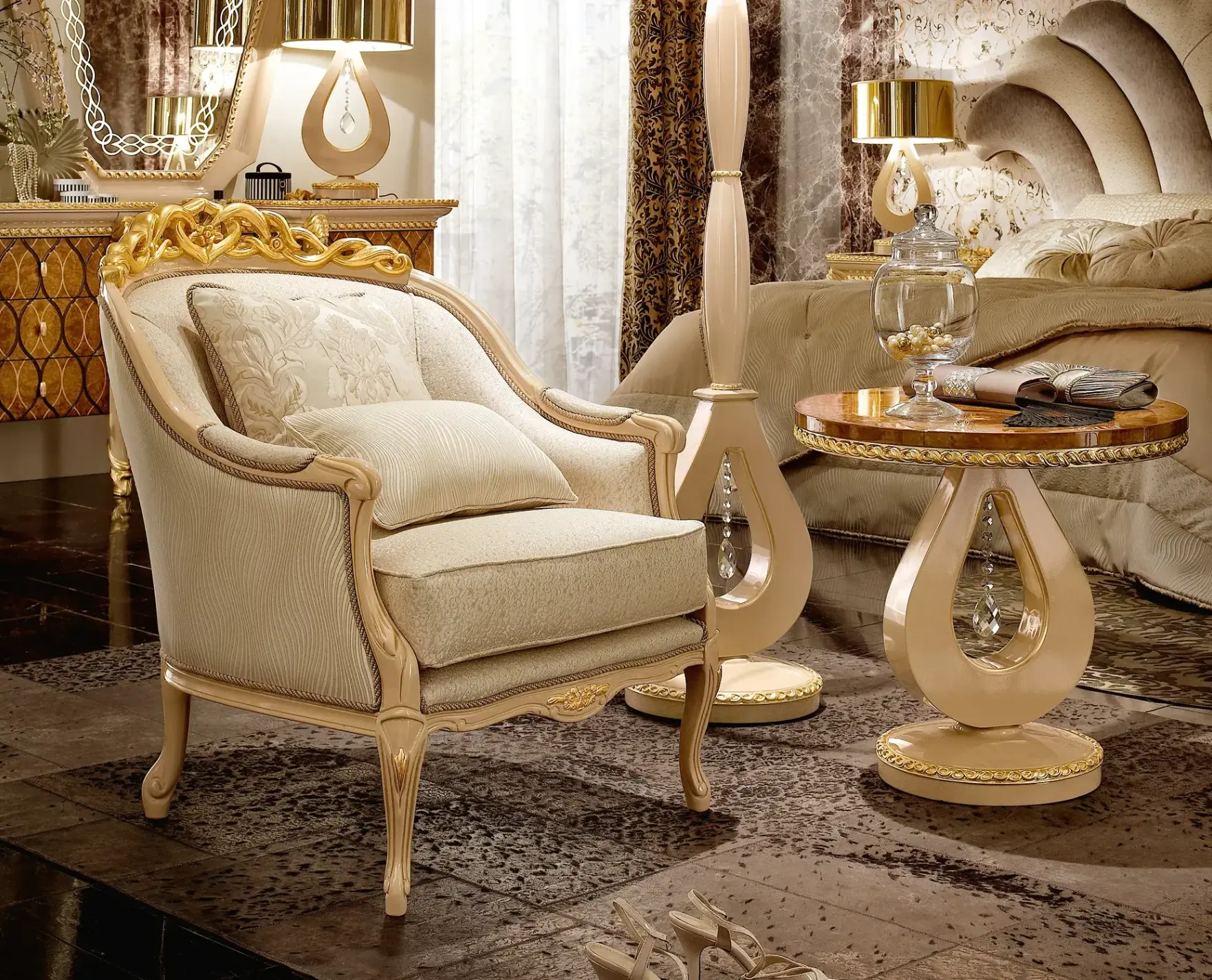 Harmony Luxusstuhl mit Armlehnen