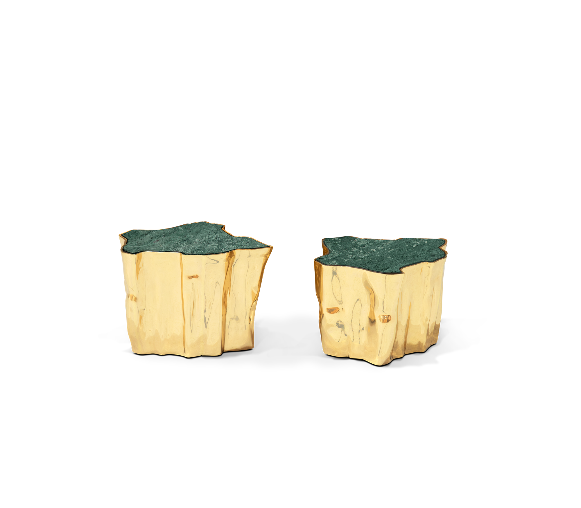 Paradise Serie Smaragd‑Couchtisch