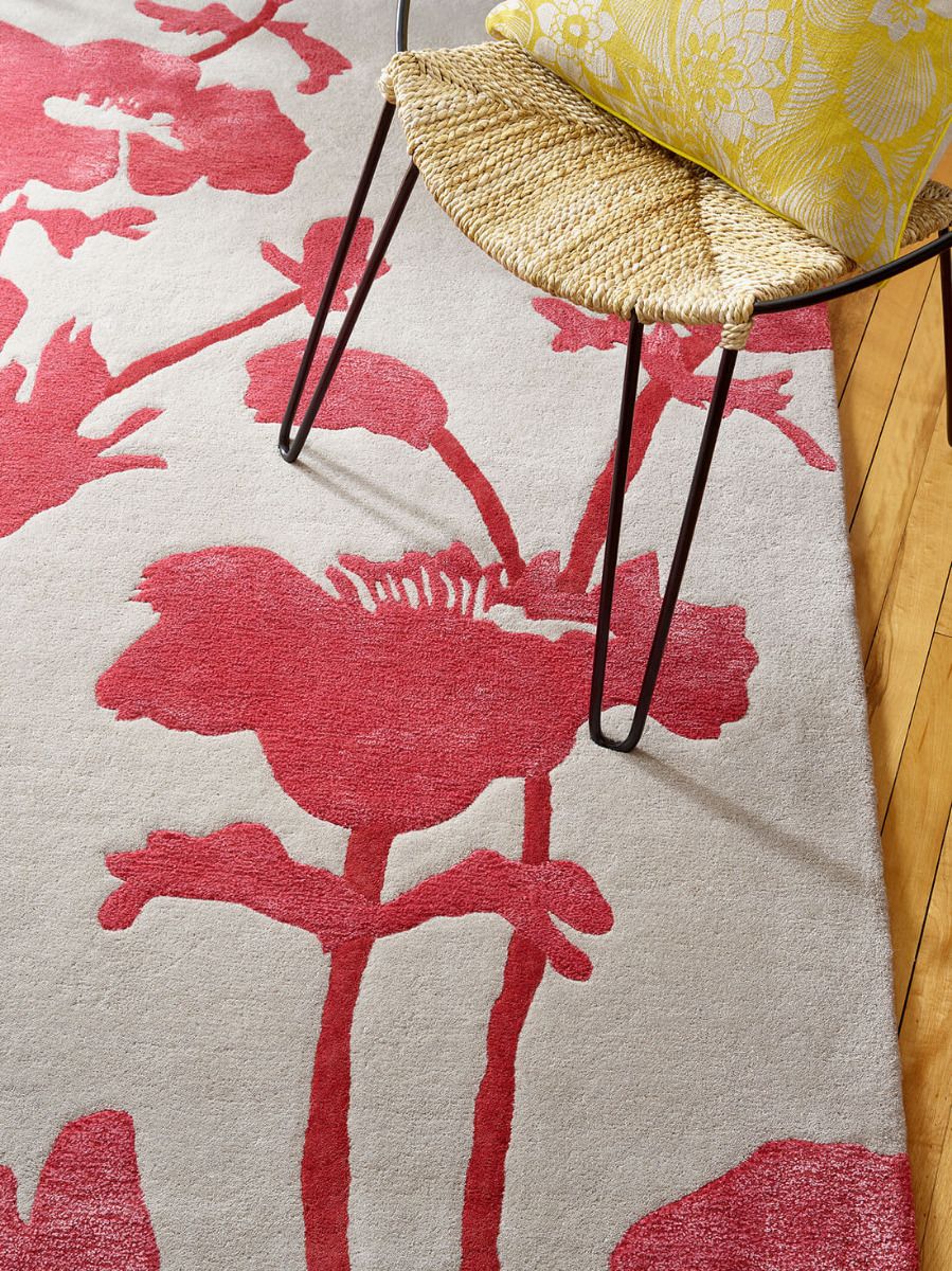 Floral 300 Poppy 39600 Teppich | Größe: 170 x 240 cm