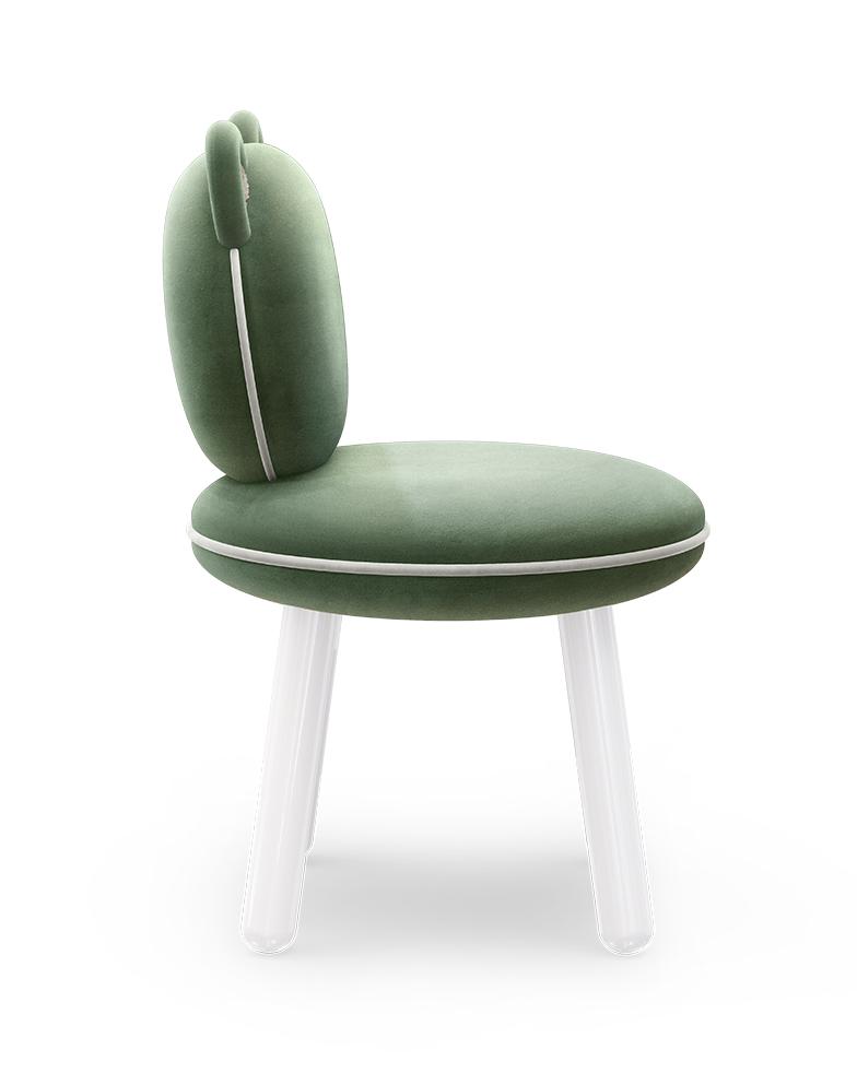 Fluffy Bear grüner Kindersessel