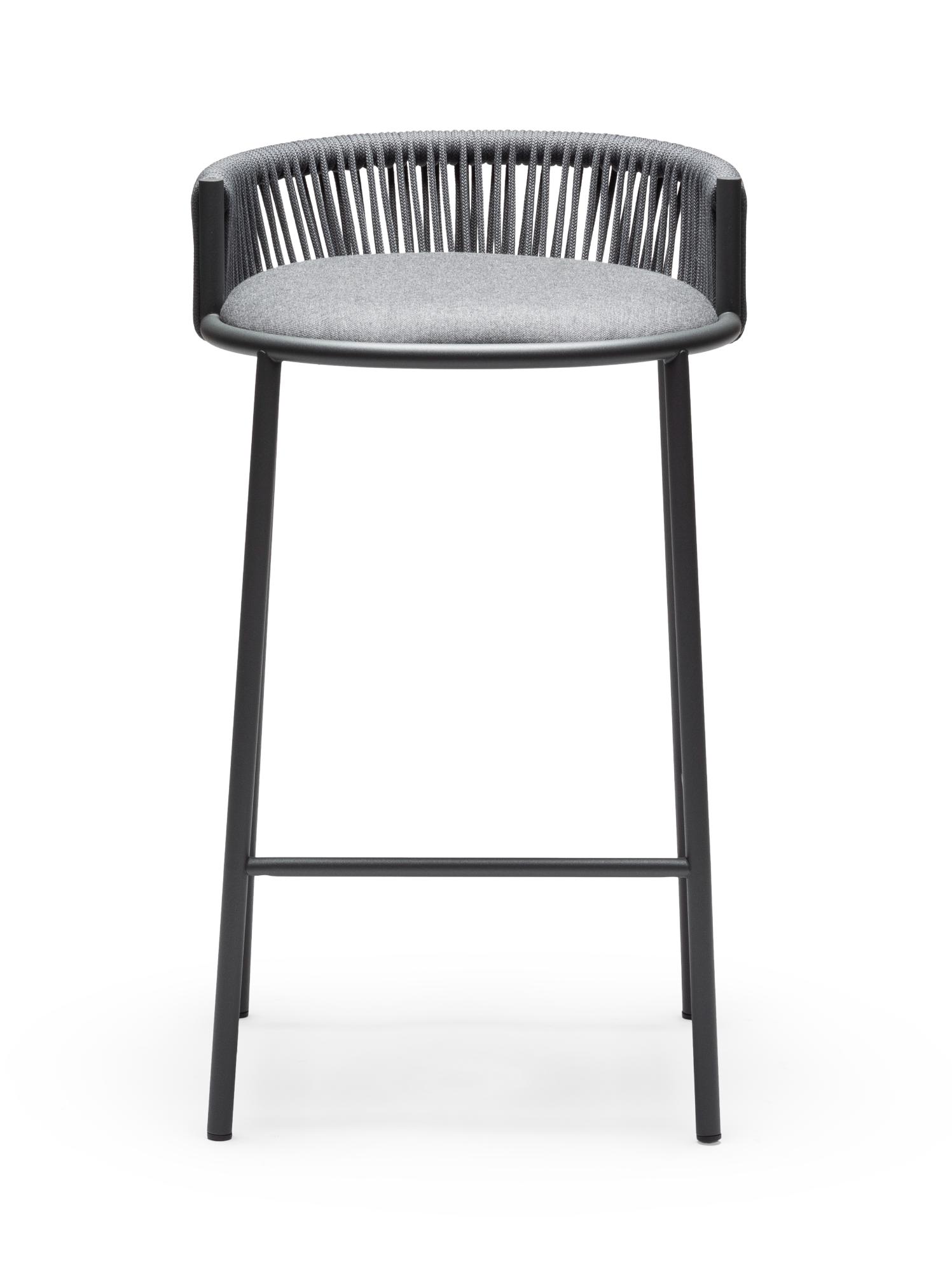 Millie SG-65 Grauer Outdoor-Barhocker