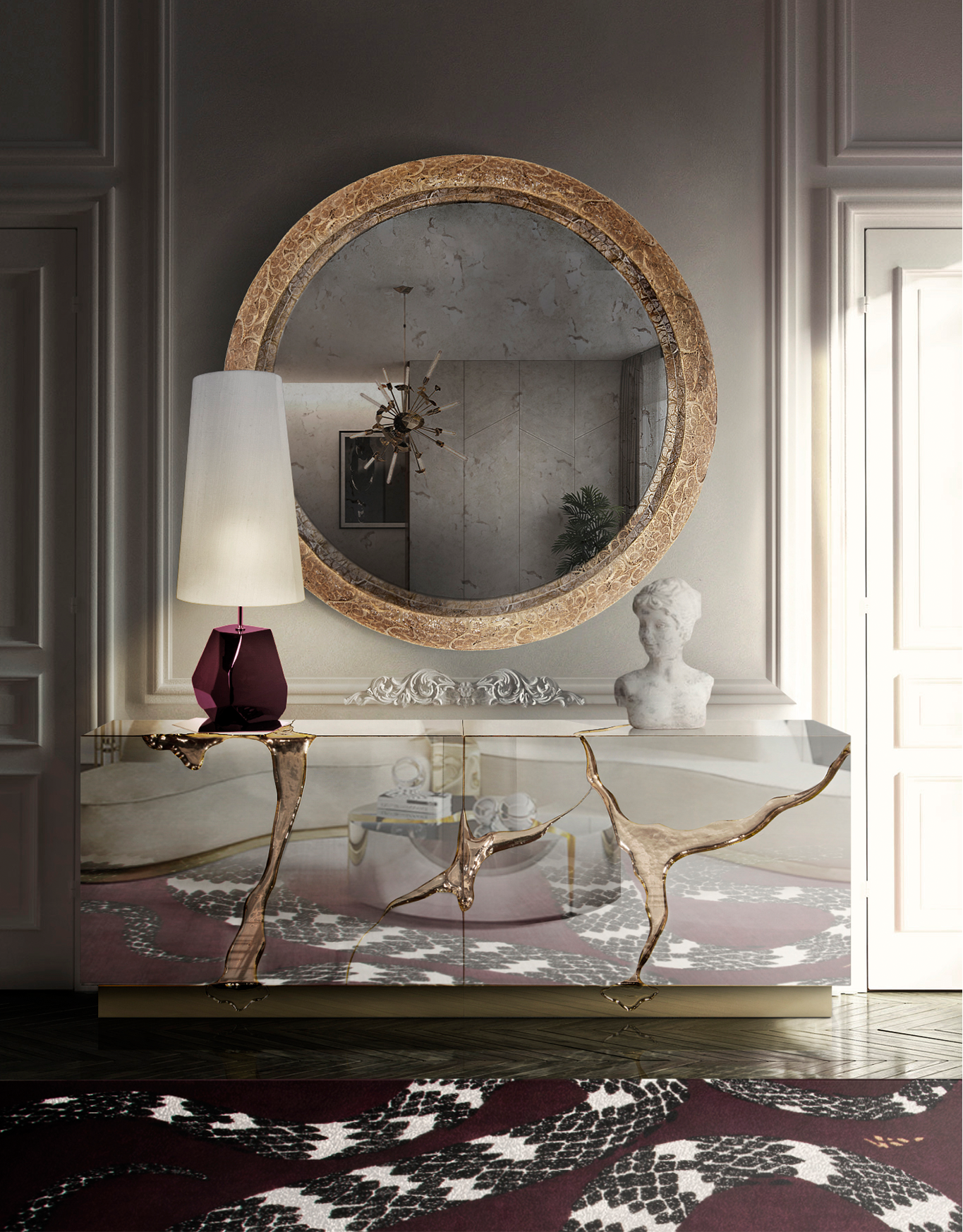 Crown Filigree II Spiegel