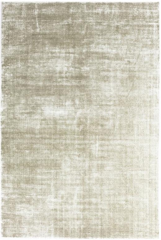 Plain Viskose Vetiver Teppich | Größe: 200 x 300 cm