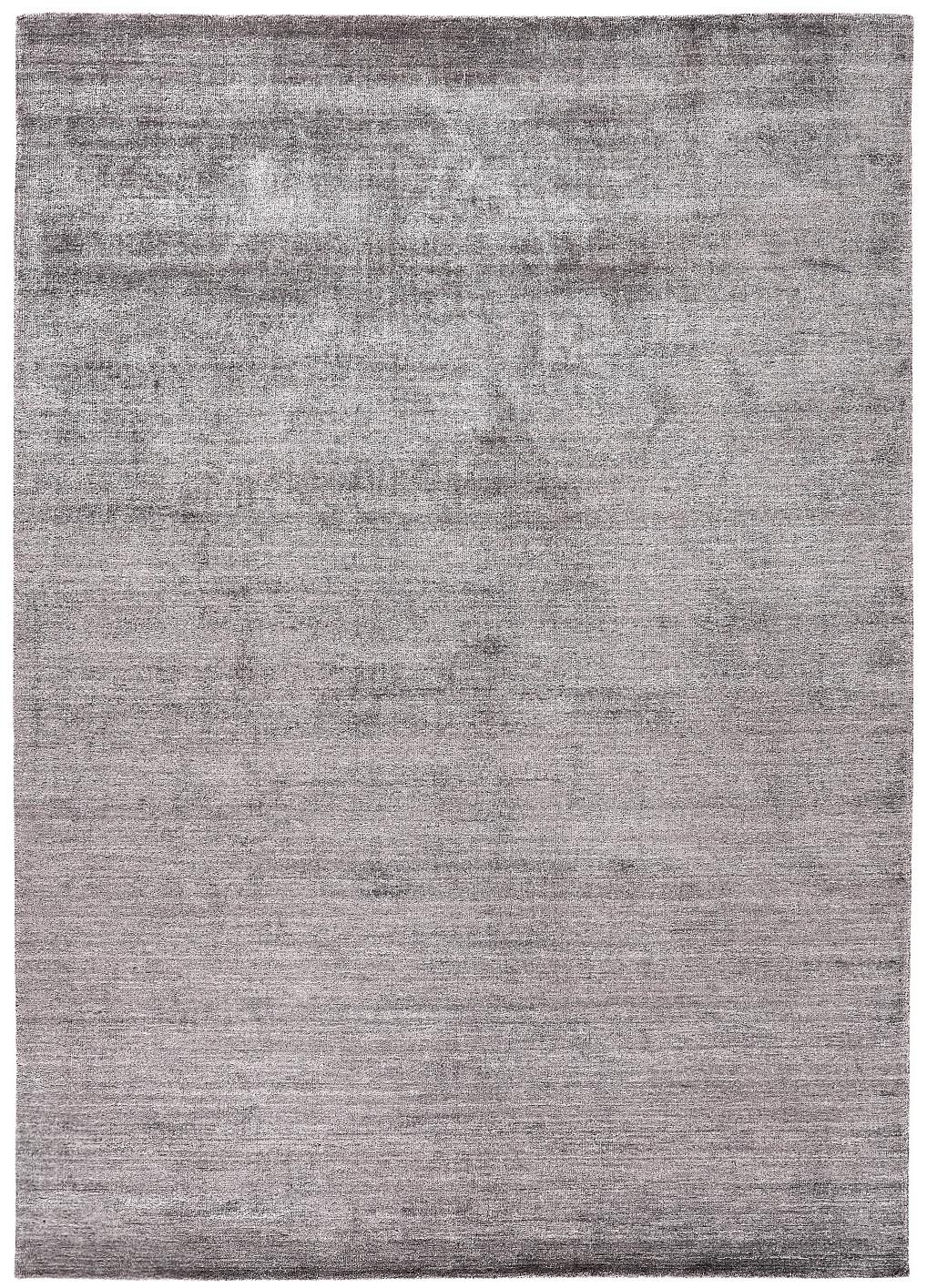 Silberne Bambusseide Teppich | Größe: 270 x 360 cm