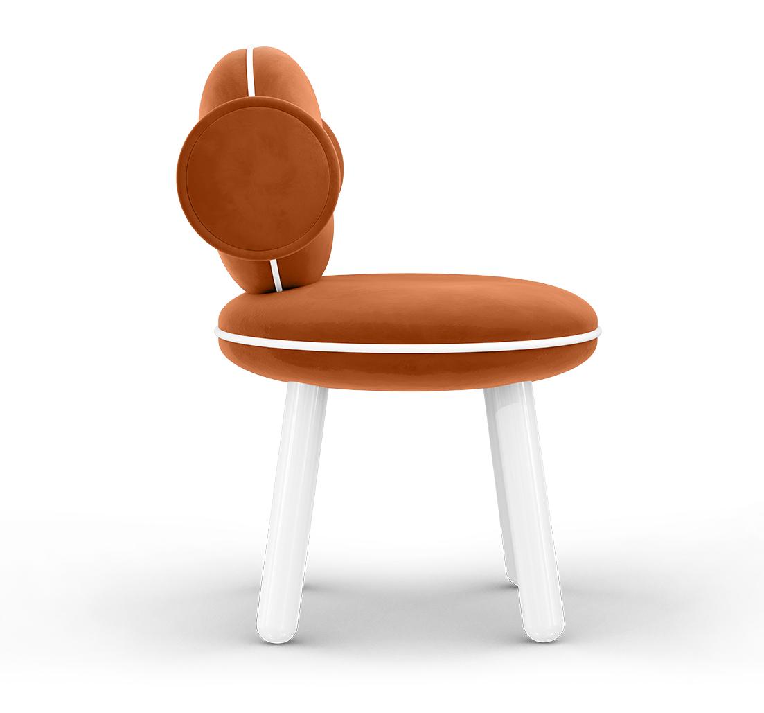 Lollipop roter Pouf‑Sessel