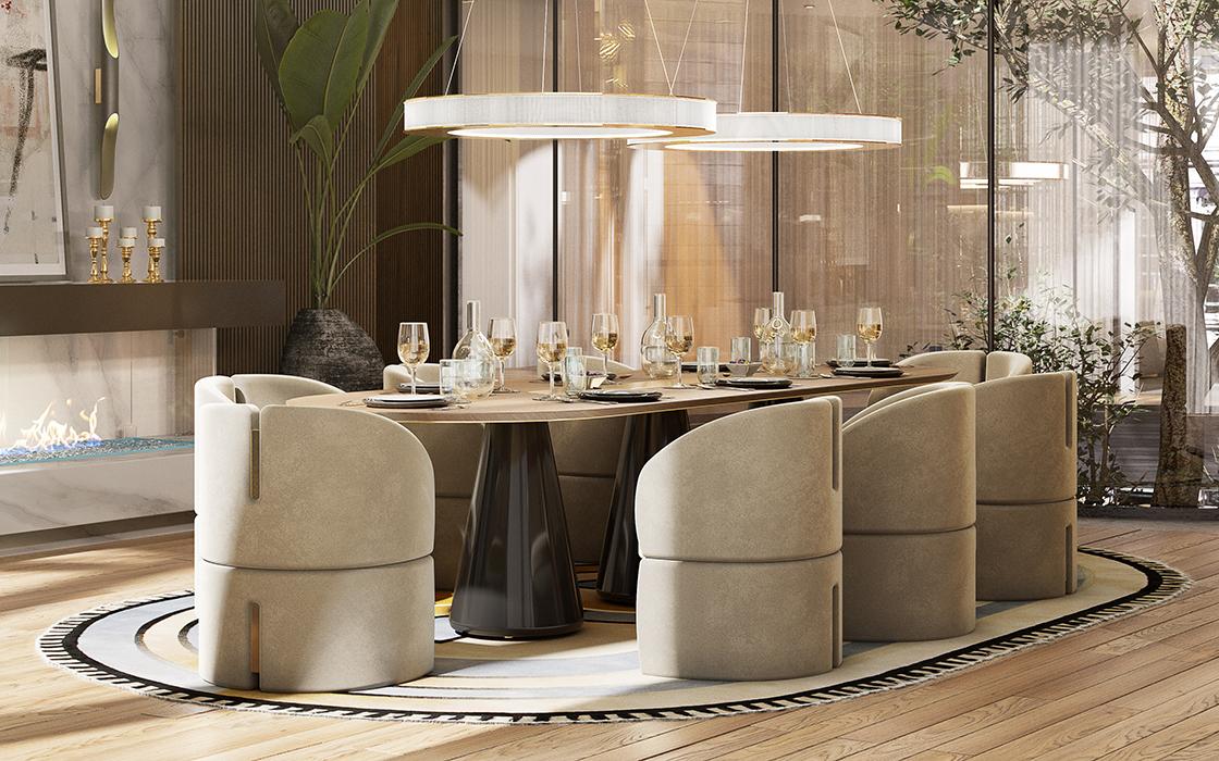 Forge Ovaler Esstisch - 8