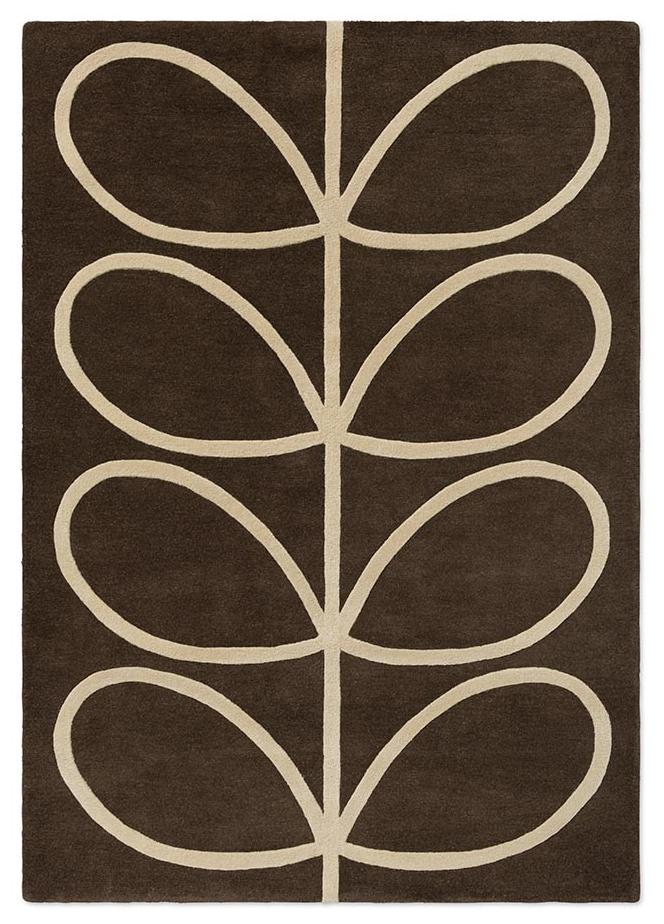 Giant Linear Stem Walnut Teppich