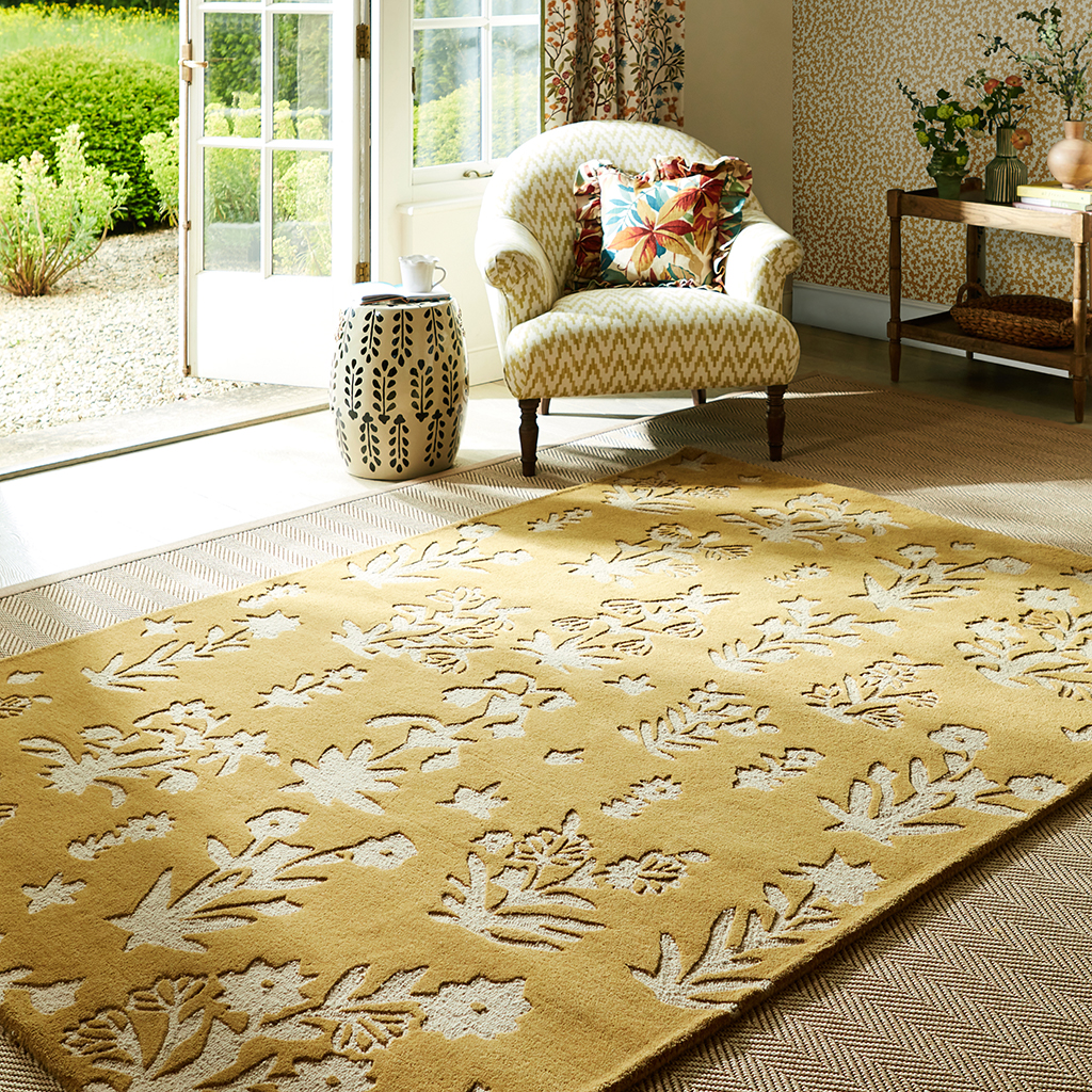 Woodland Glade Gold 146806 Teppich | Größe: 140 x 200 cm