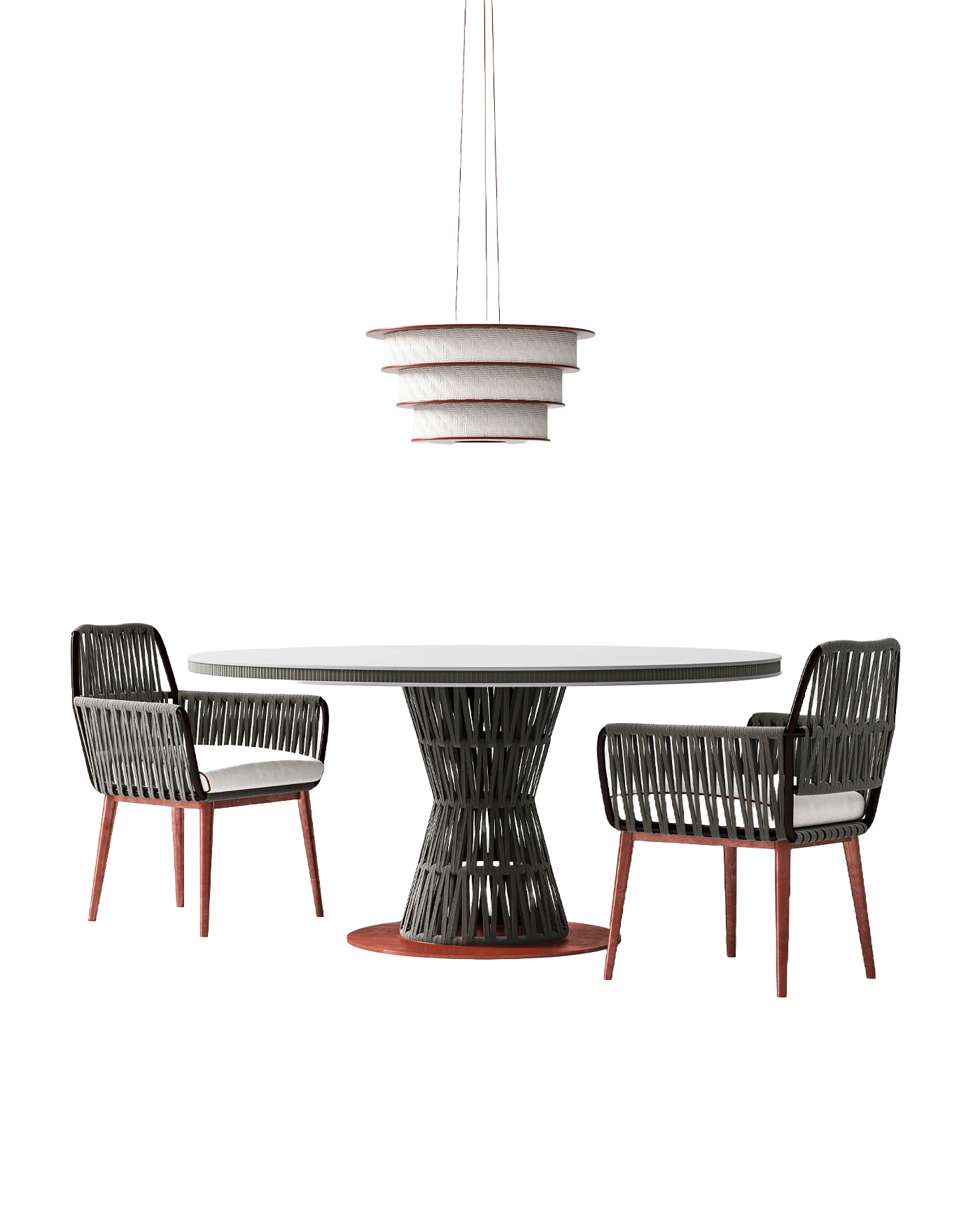 Seil‑Stuhl mit Armlehne