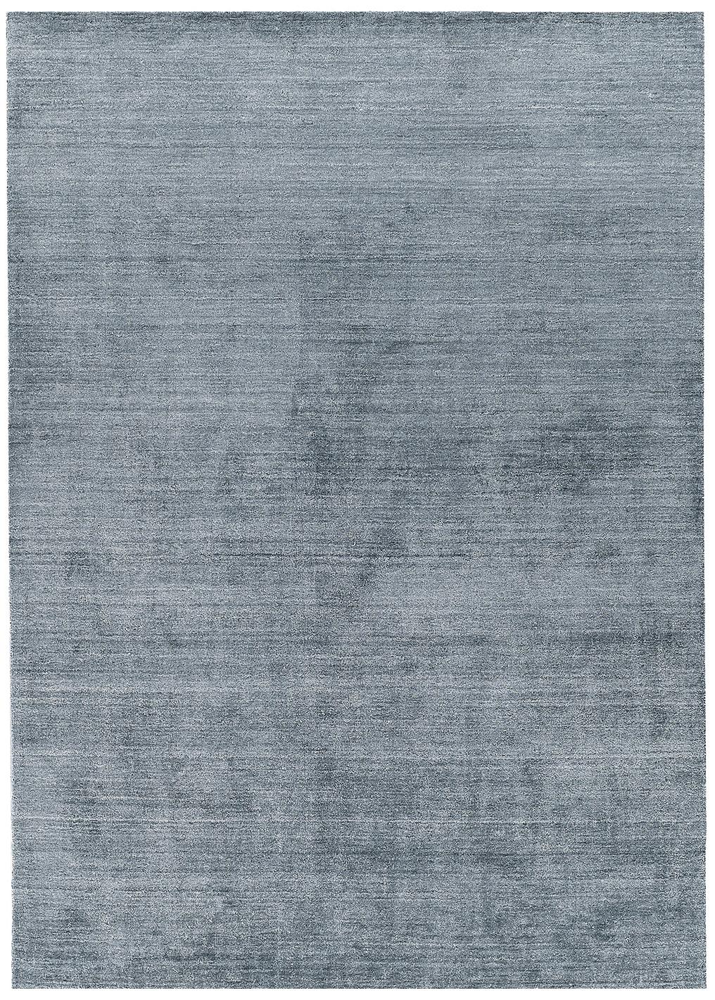 Blau Bambusseide Teppich | Größe: 270 x 360 cm
