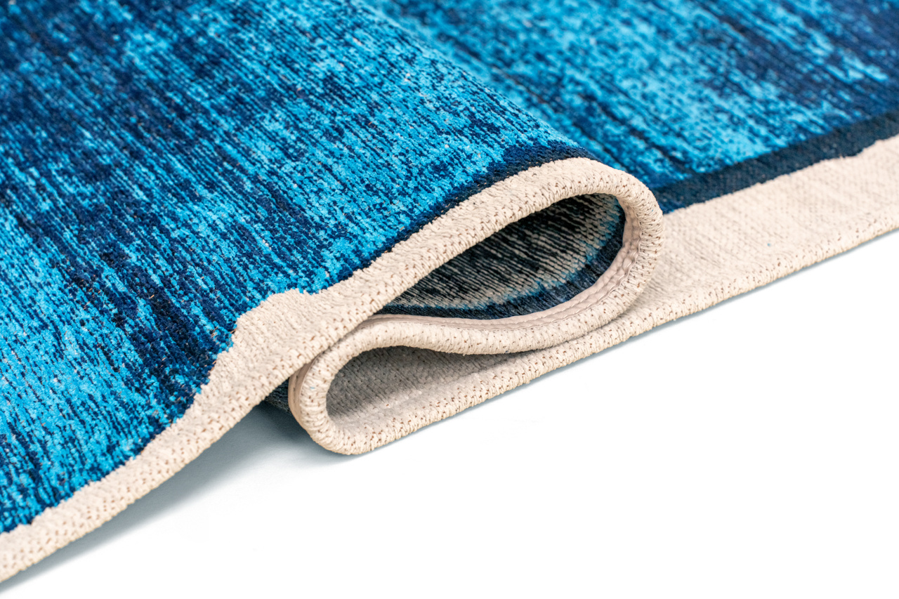 Brush Diva Blue Teppich | Größe: 140 × 200 cm