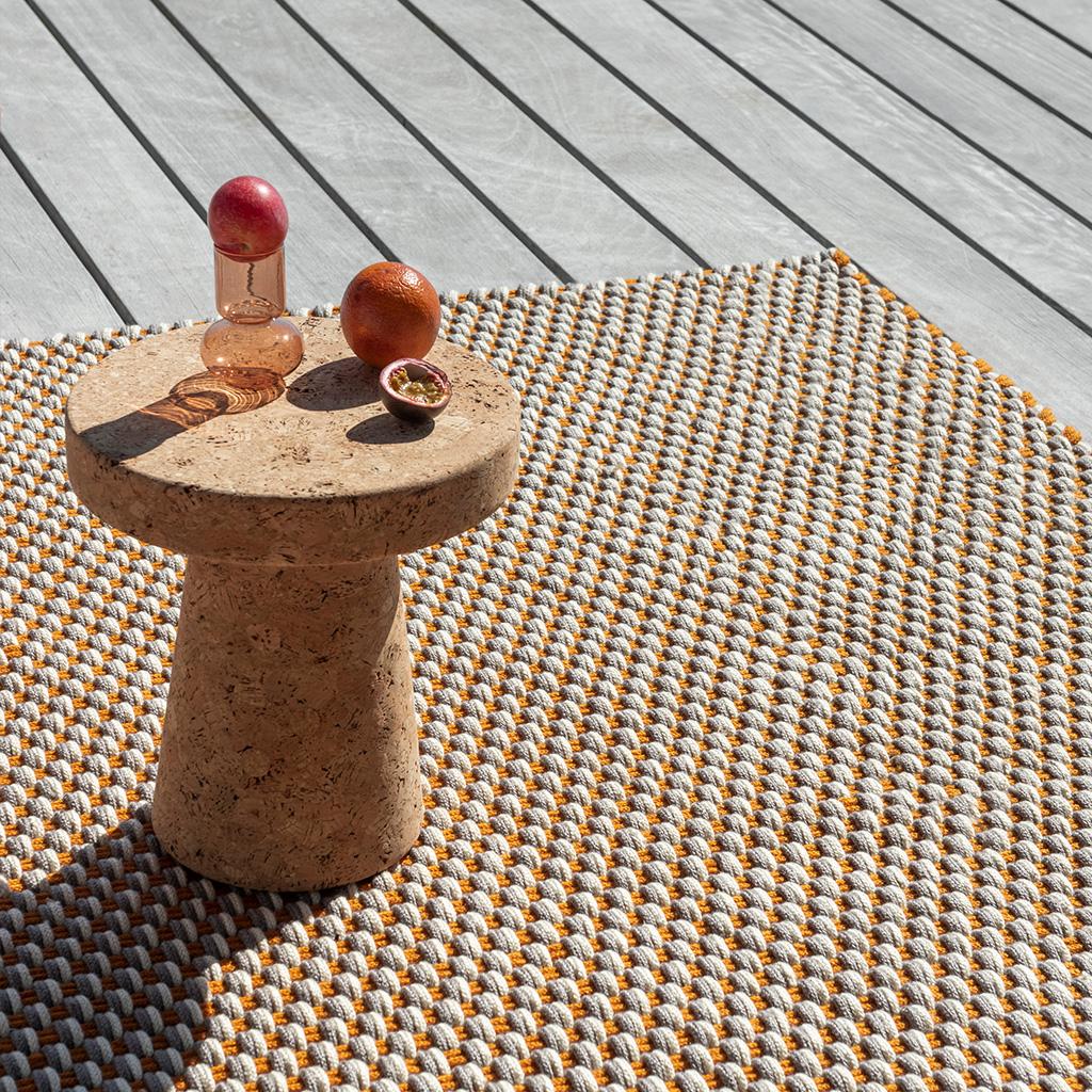 Lace Tri-colore Weiß/Sand/Malve Outdoor 496901 Teppich | Größe: 250 x 350 cm