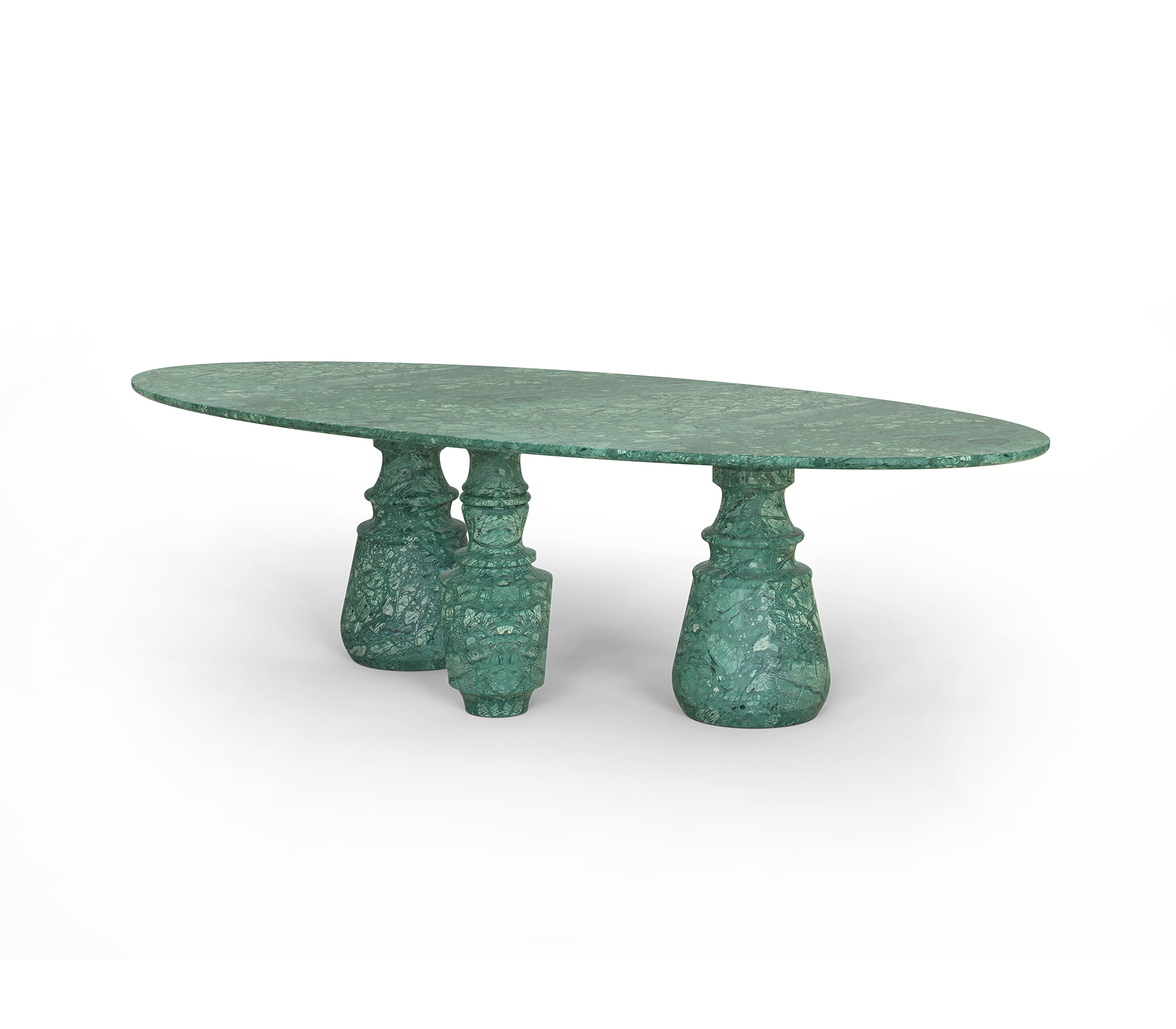 Obsidian Ovaler XL Guatemala Esstisch