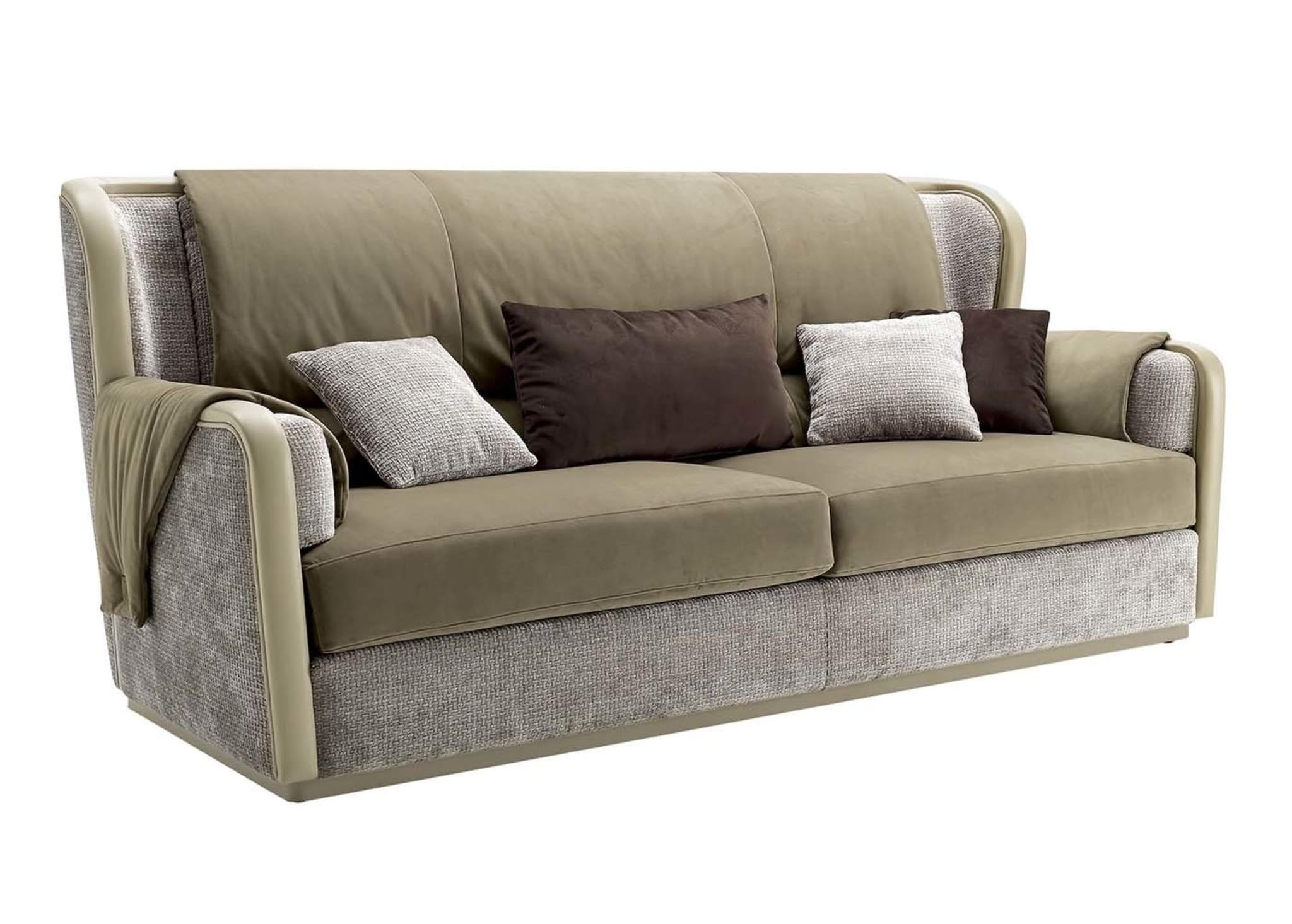 Beiges 3‑Sitzer‑Sofa