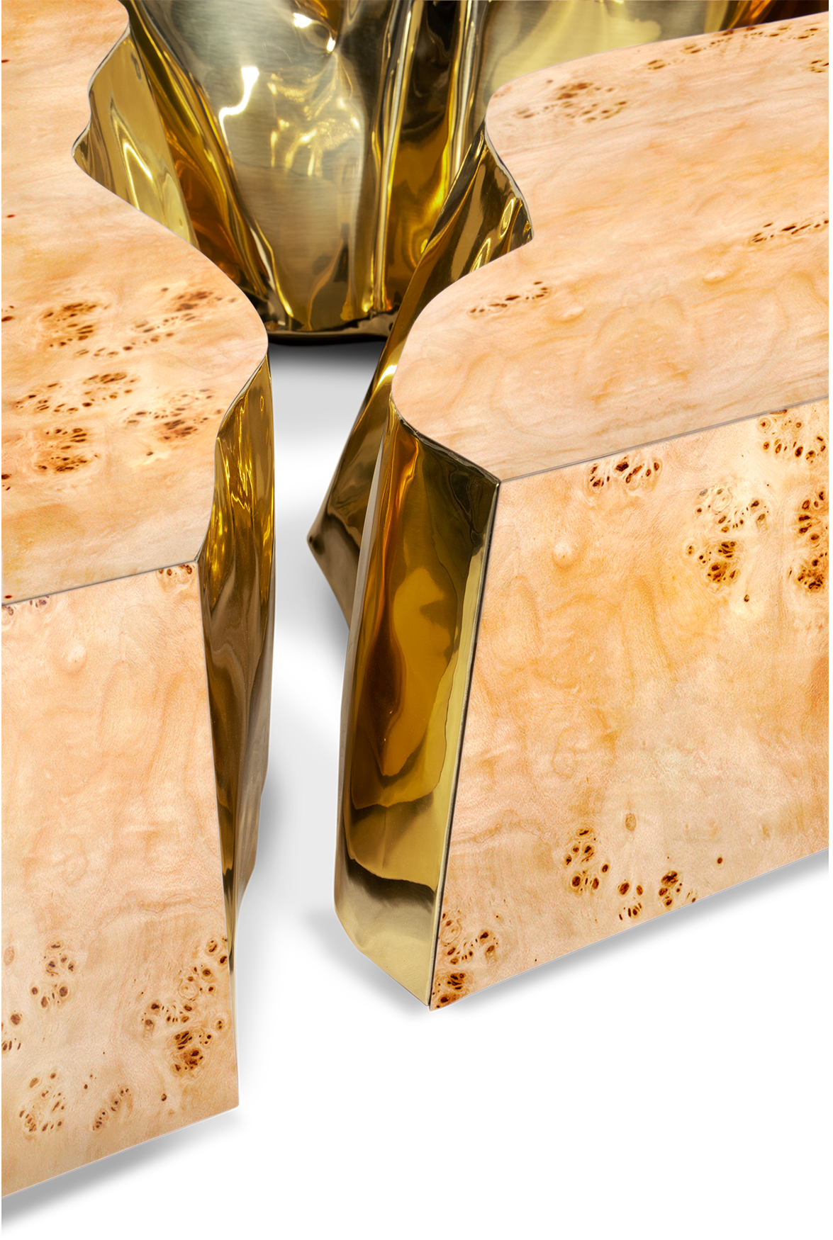 Fissure Poplar‑Couchtisch