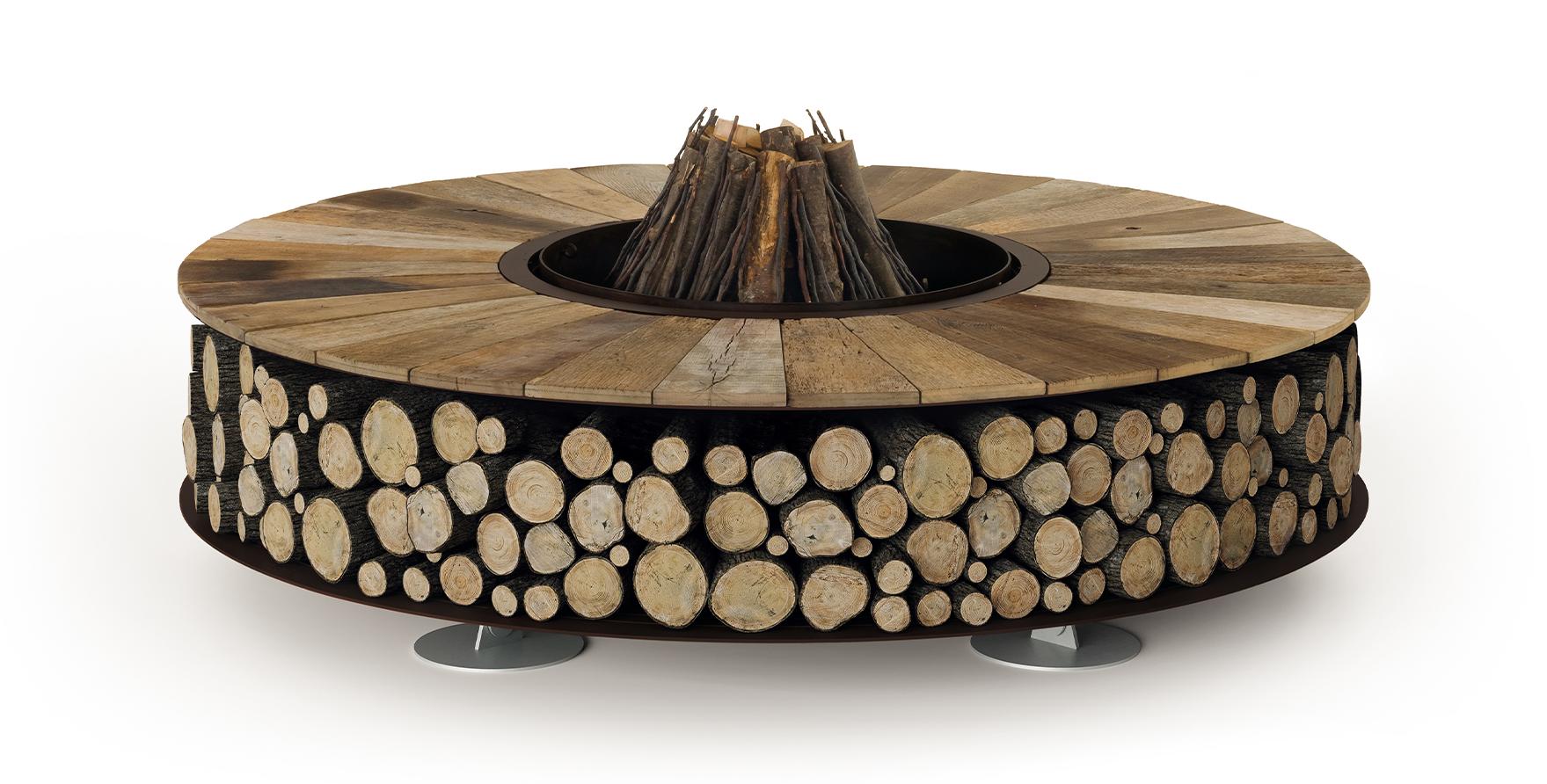 Zero Holz-Feuerschale | Dimensions: Ø 300 cm