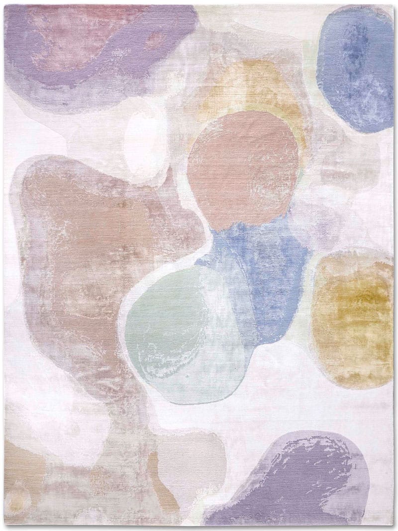 Powder auf Weiß Teppich | Größe: 250 x 300 cm